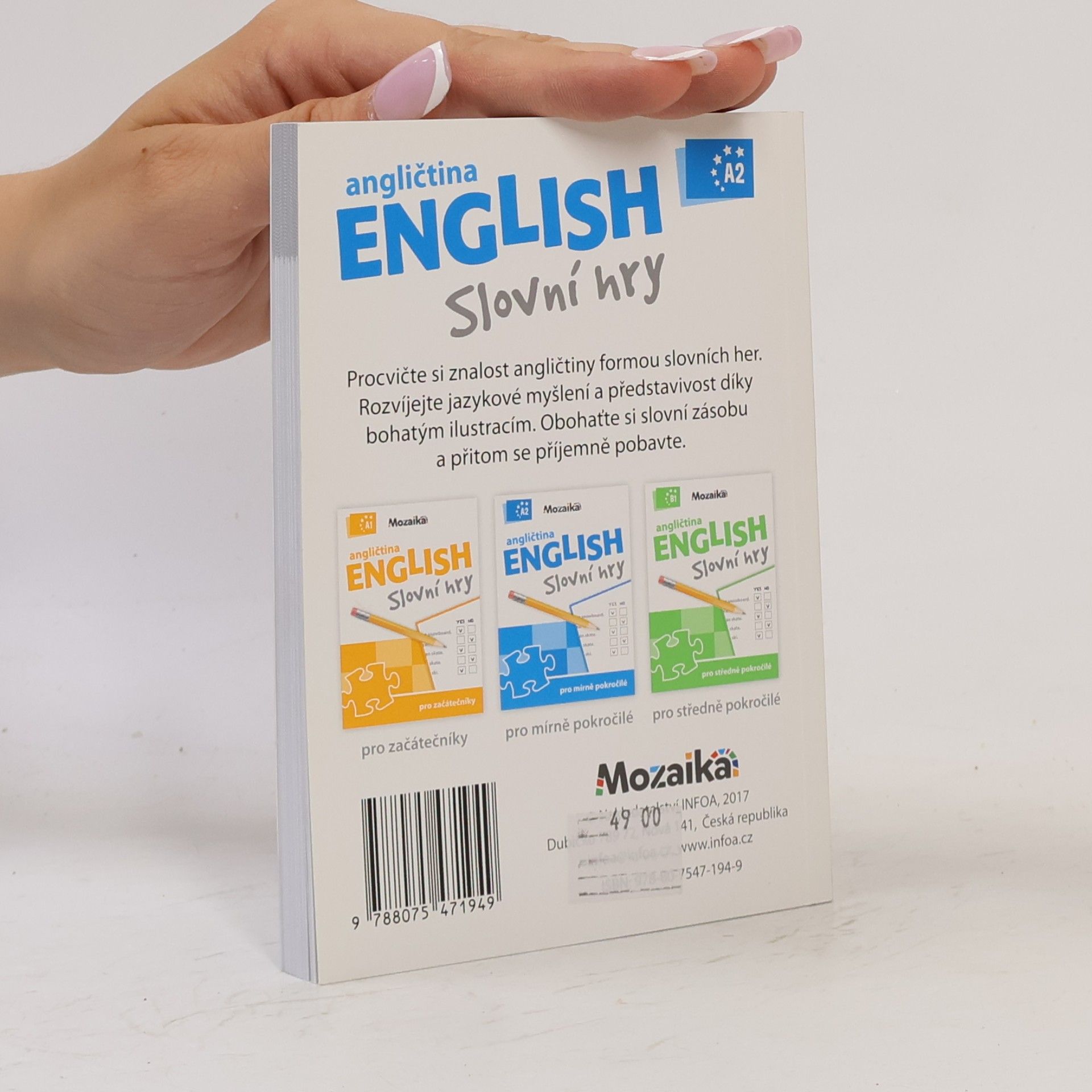 Antonín Šplíchal English = Angličtina : slovní hry pro mírně pokročilé : A2