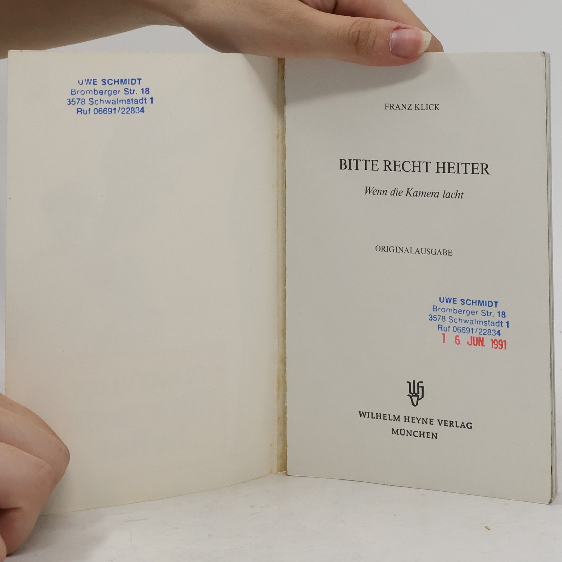Franz Klick Bitte recht heiter