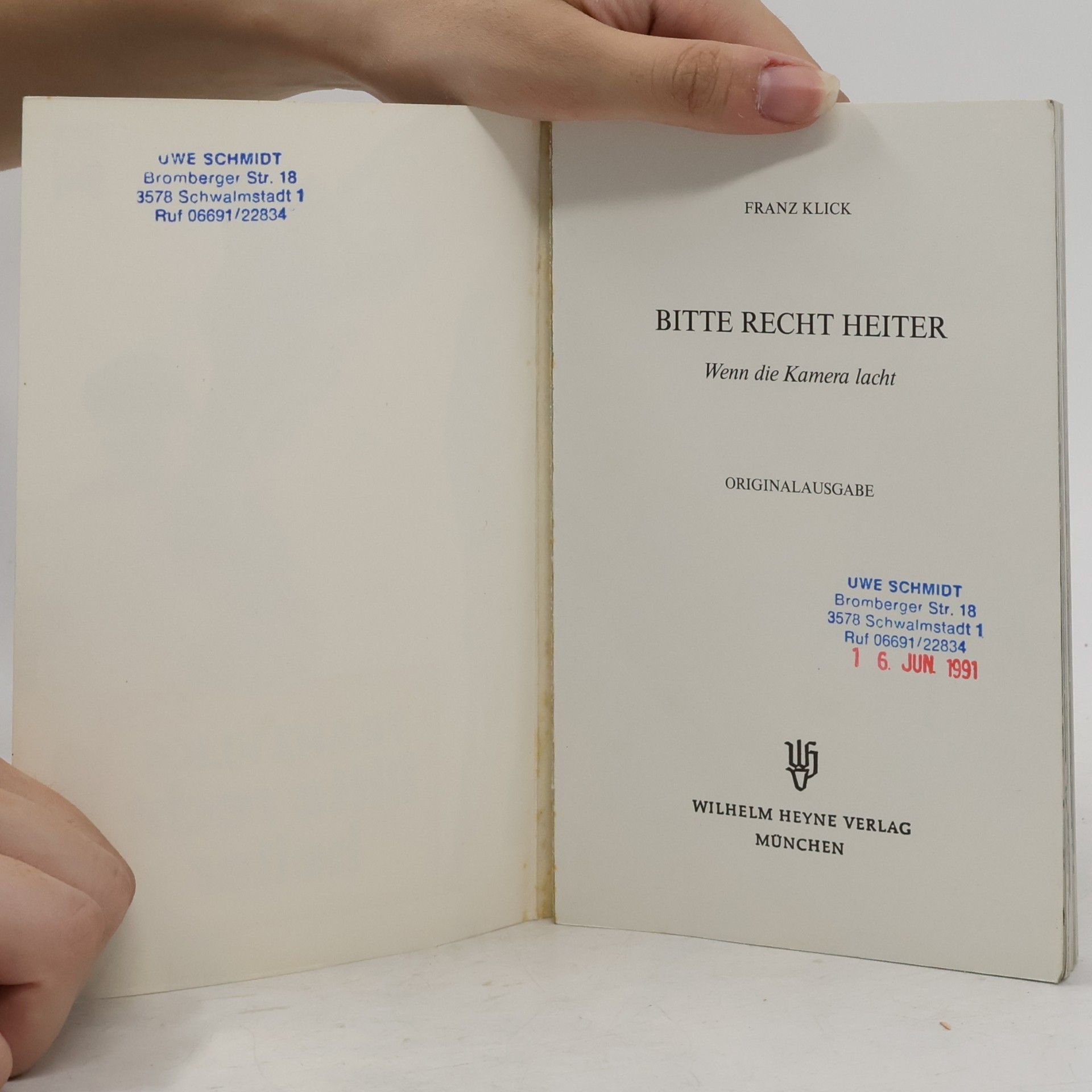 Franz Klick Bitte recht heiter
