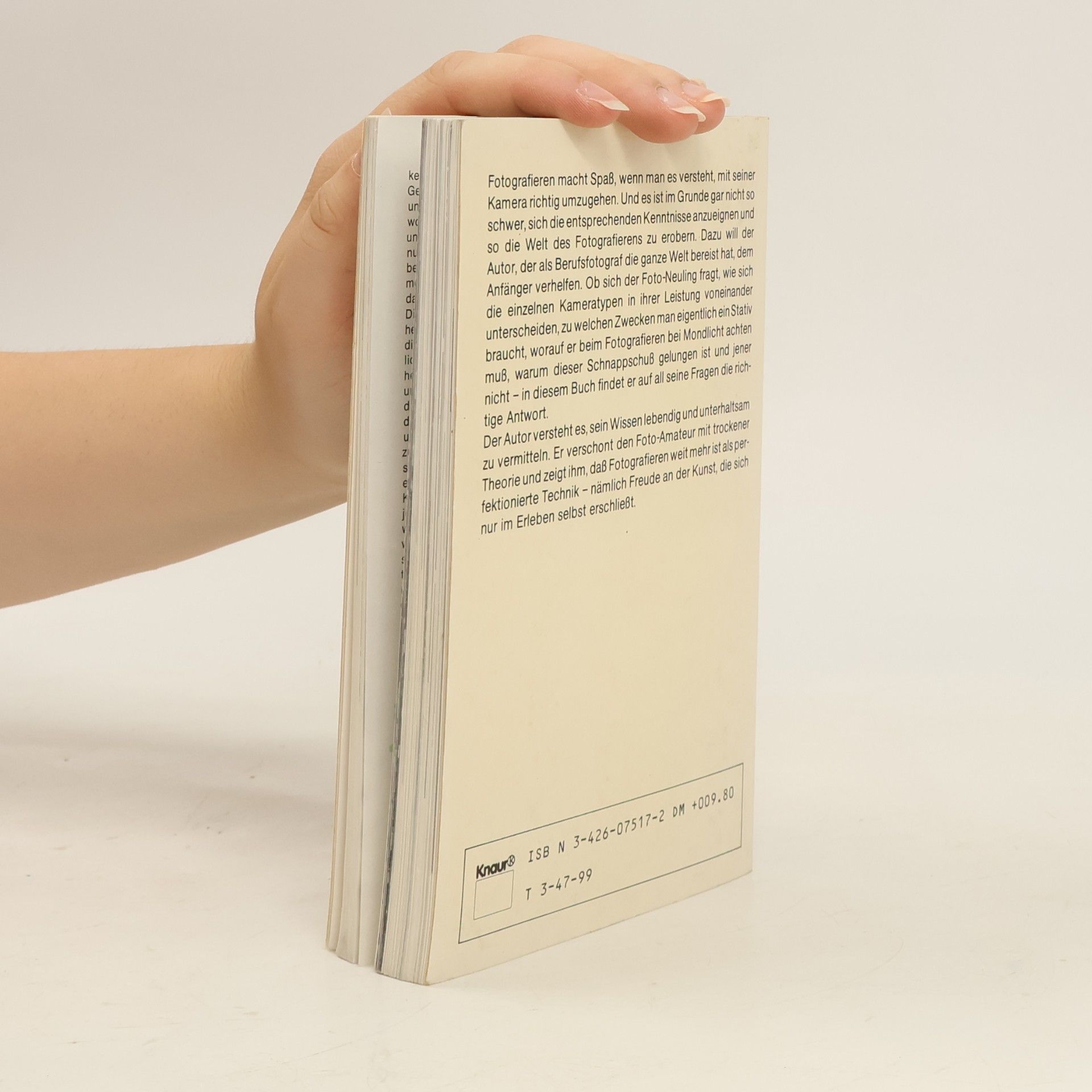 Benno Wundshammer Knaurs Fotobuch für Anfänger