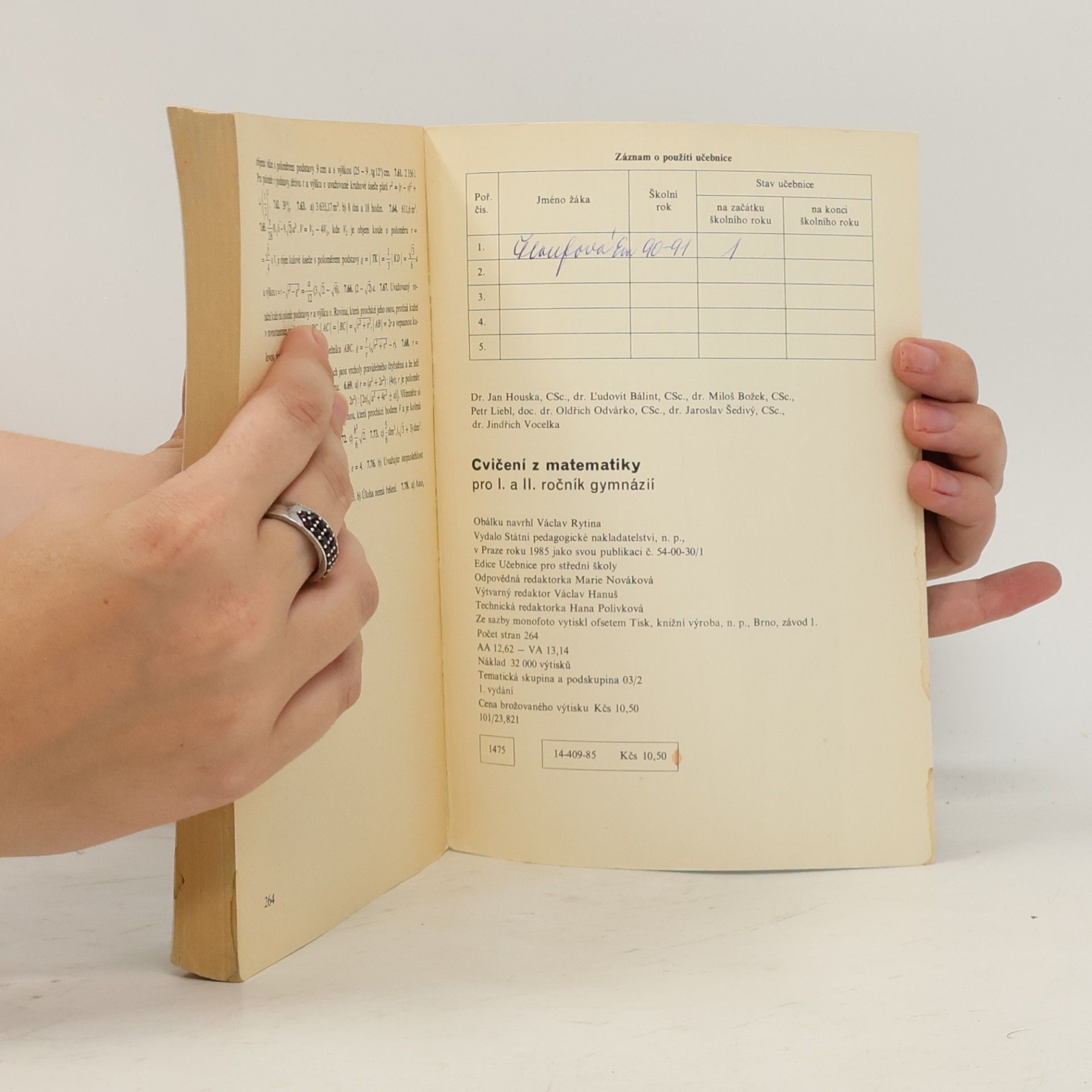 Kolektiv autorů Cvičení z matematiky pro I. a II. ročník gymnázií