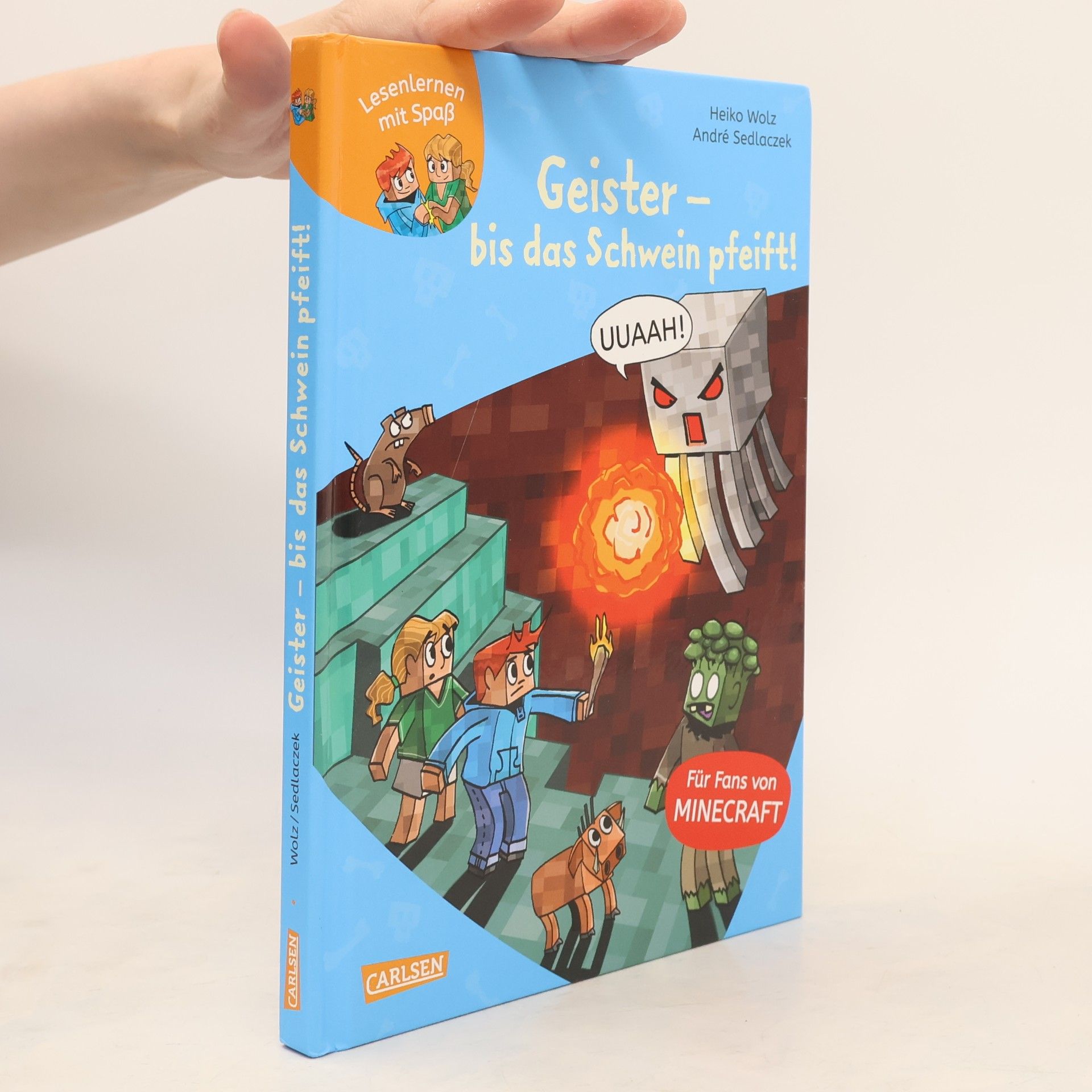 Heiko Wolz Lesenlernen mit Spaß - Minecraft 6: Geister - bis das Schwein pfeift!