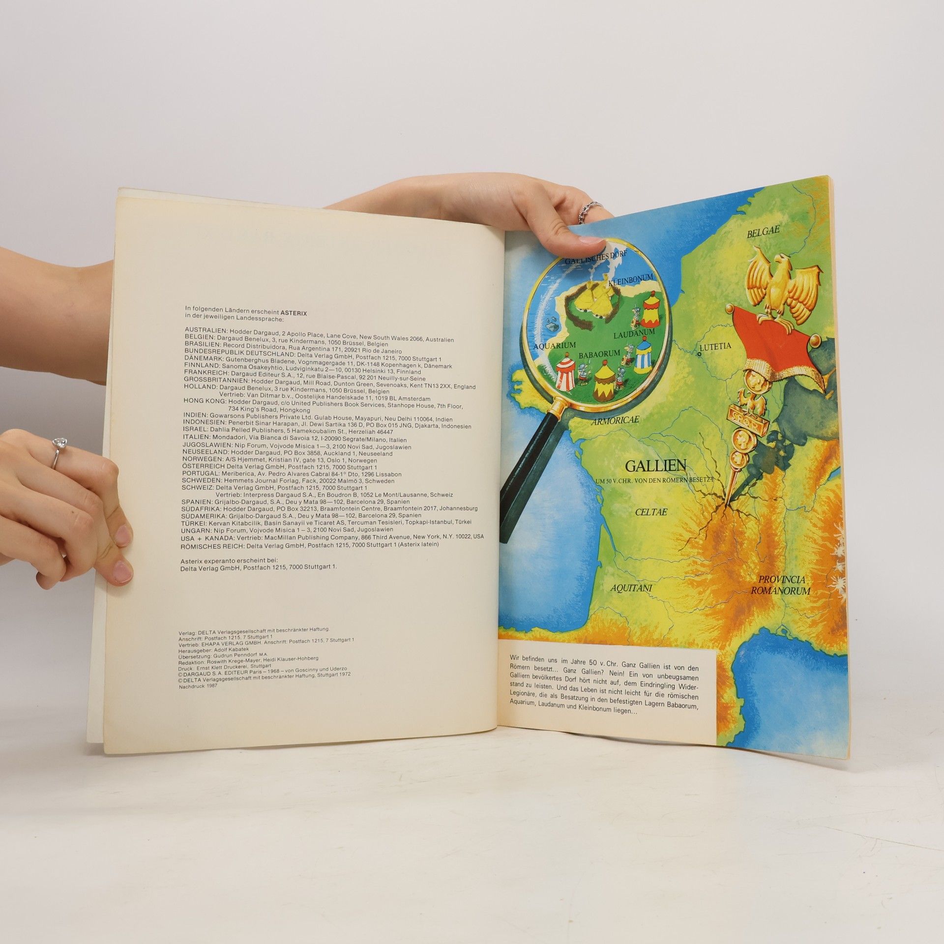 René Goscinny Asterix und der Arvernerschild
