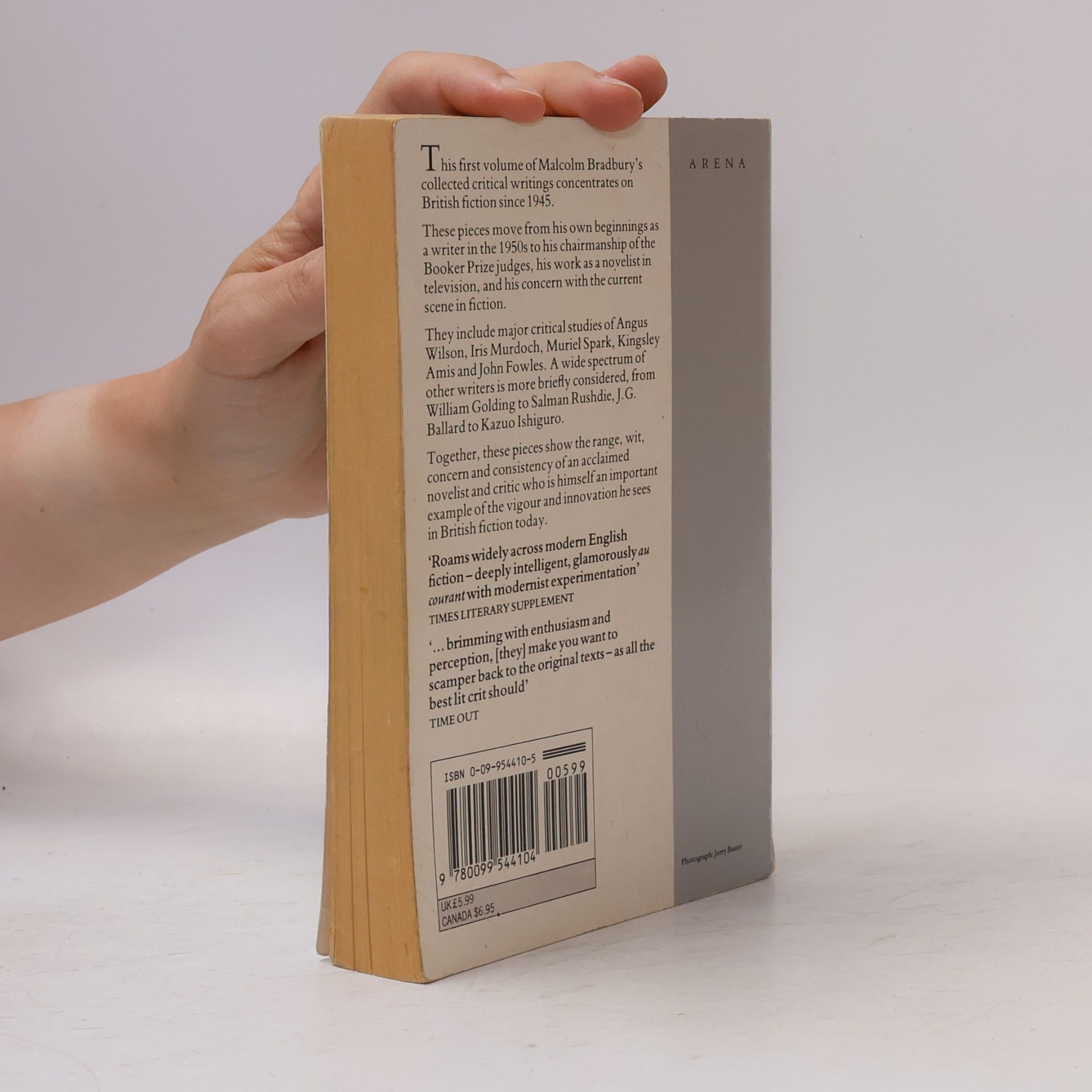 Malcolm Bradbury Arena Books: No, Not Bloomsbury