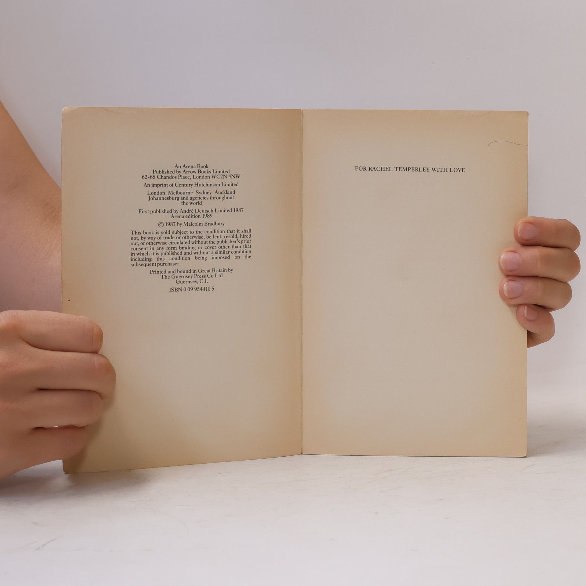 Malcolm Bradbury Arena Books: No, Not Bloomsbury
