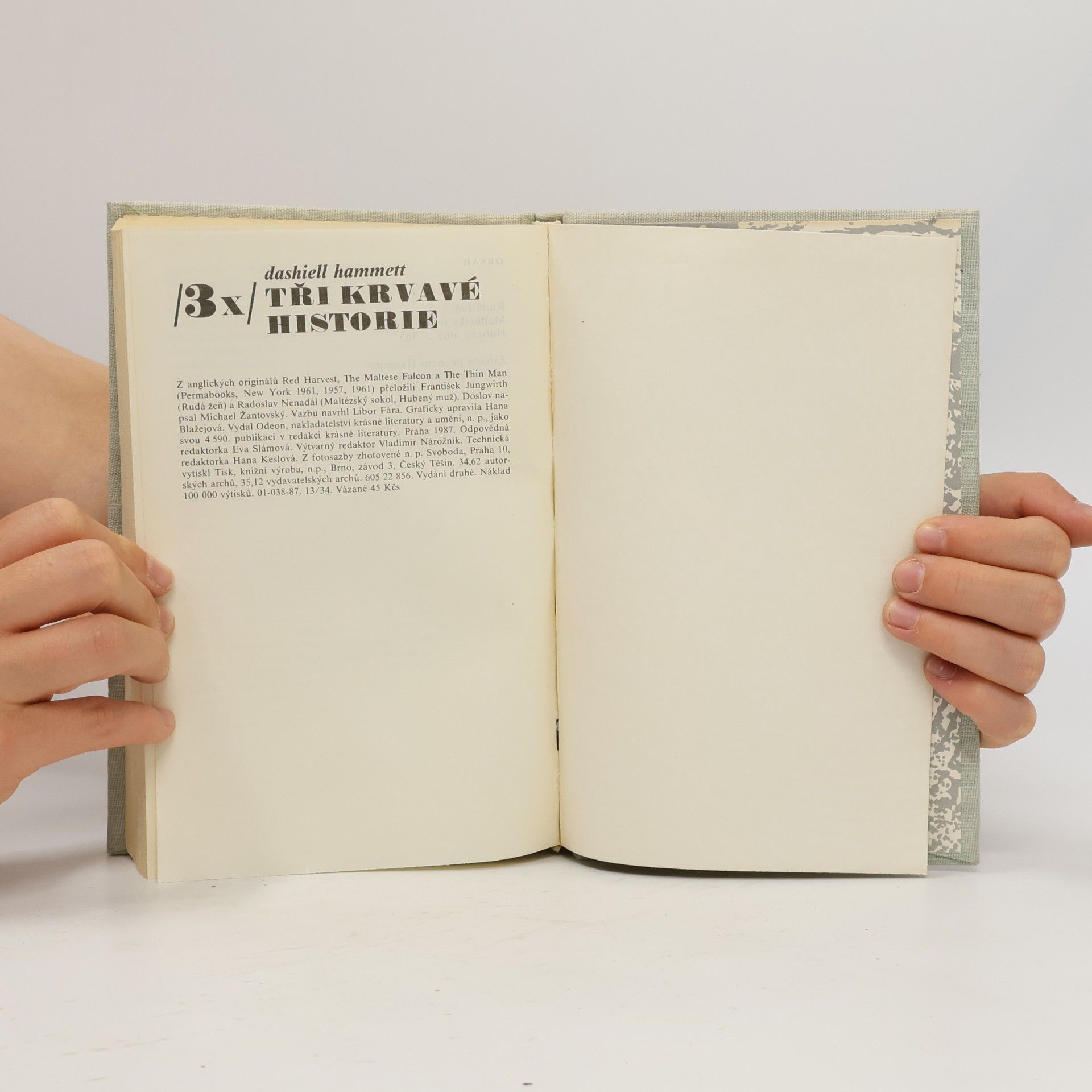 Dashiell Hammett Tři krvavé historie