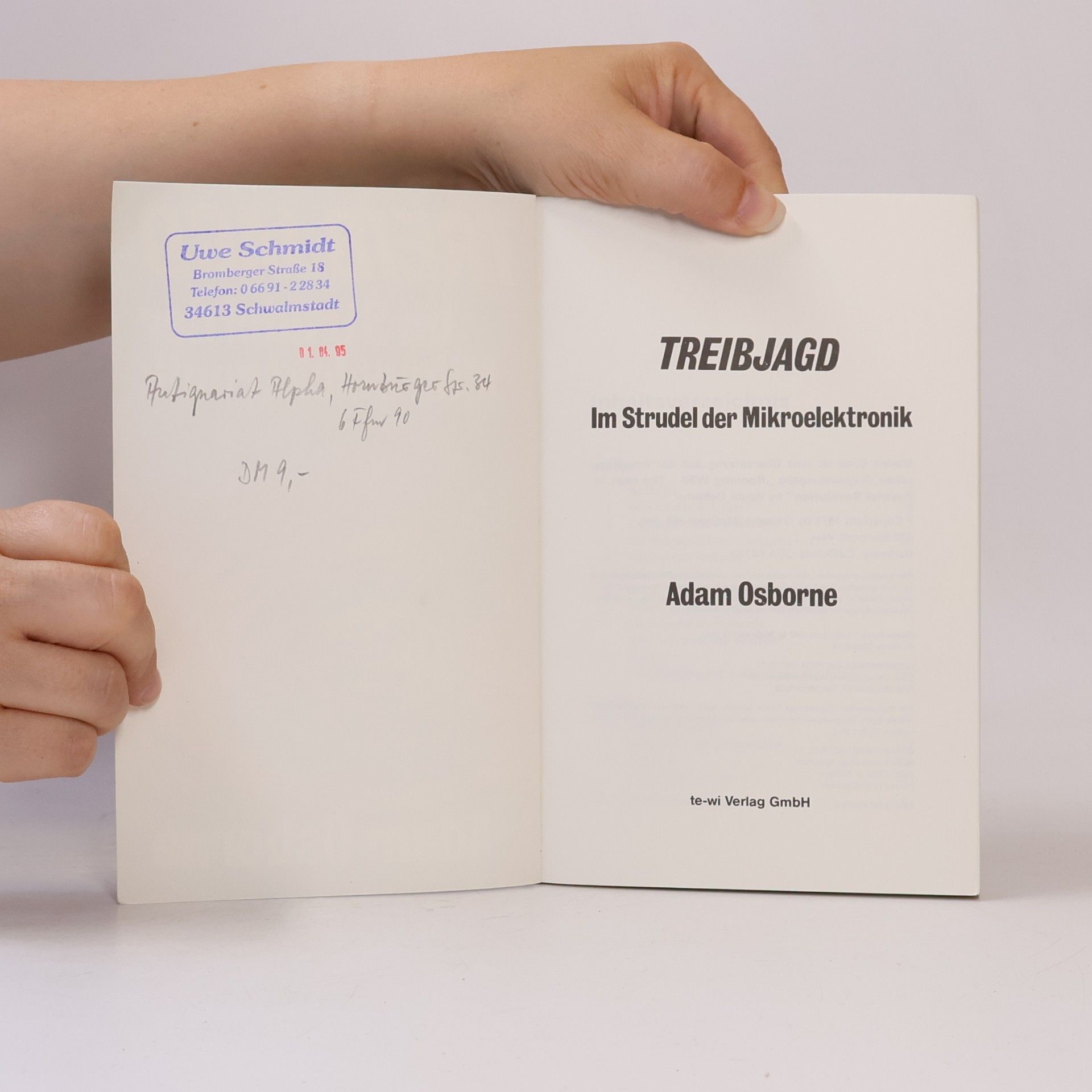 Adam Osborne Treibjagd