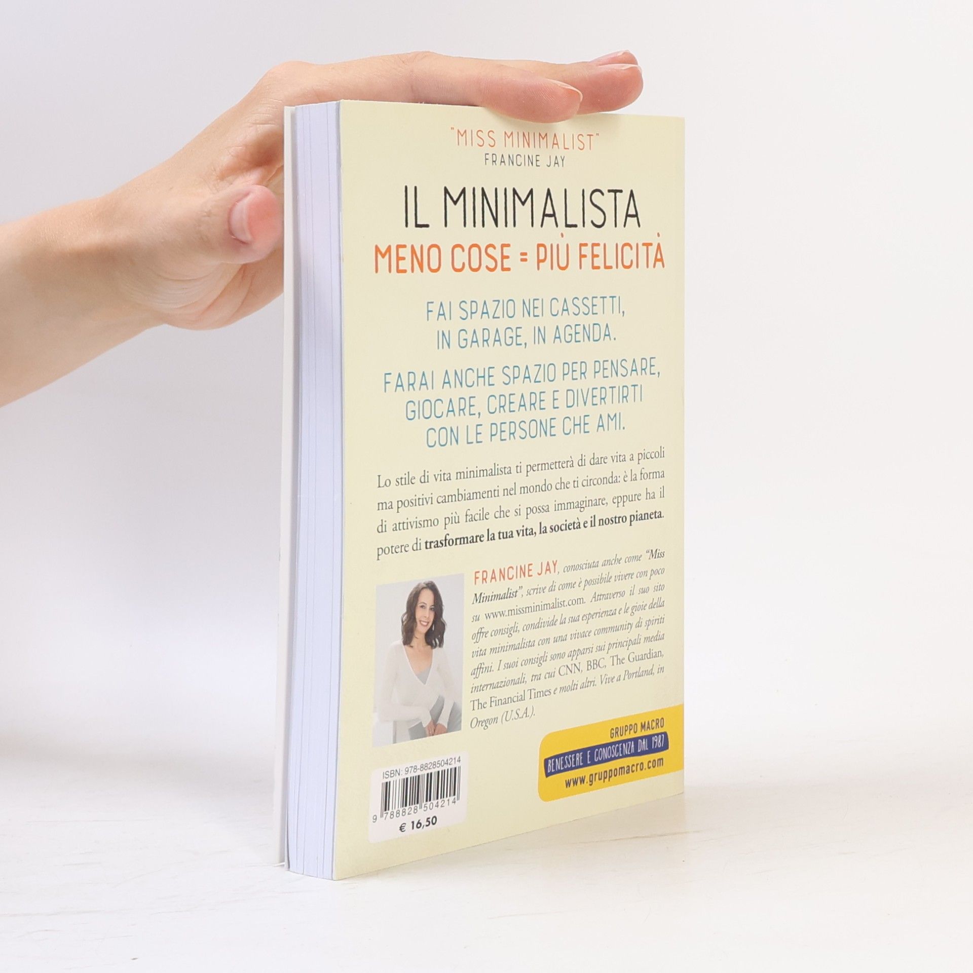Francine Jay Il minimalista. Miss Minimalist