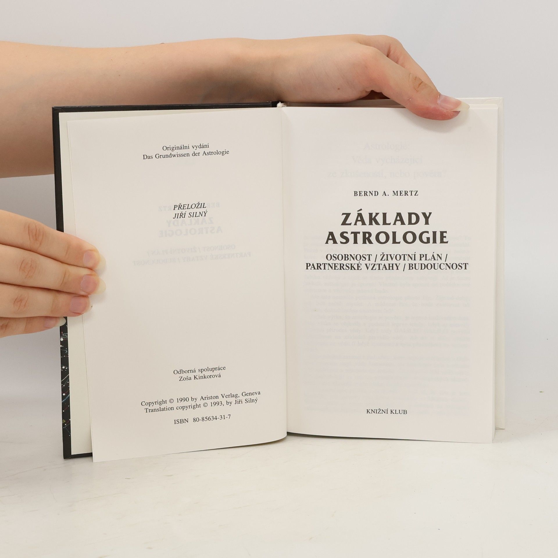 Bernd Arnulf Mertz Základy astrologie