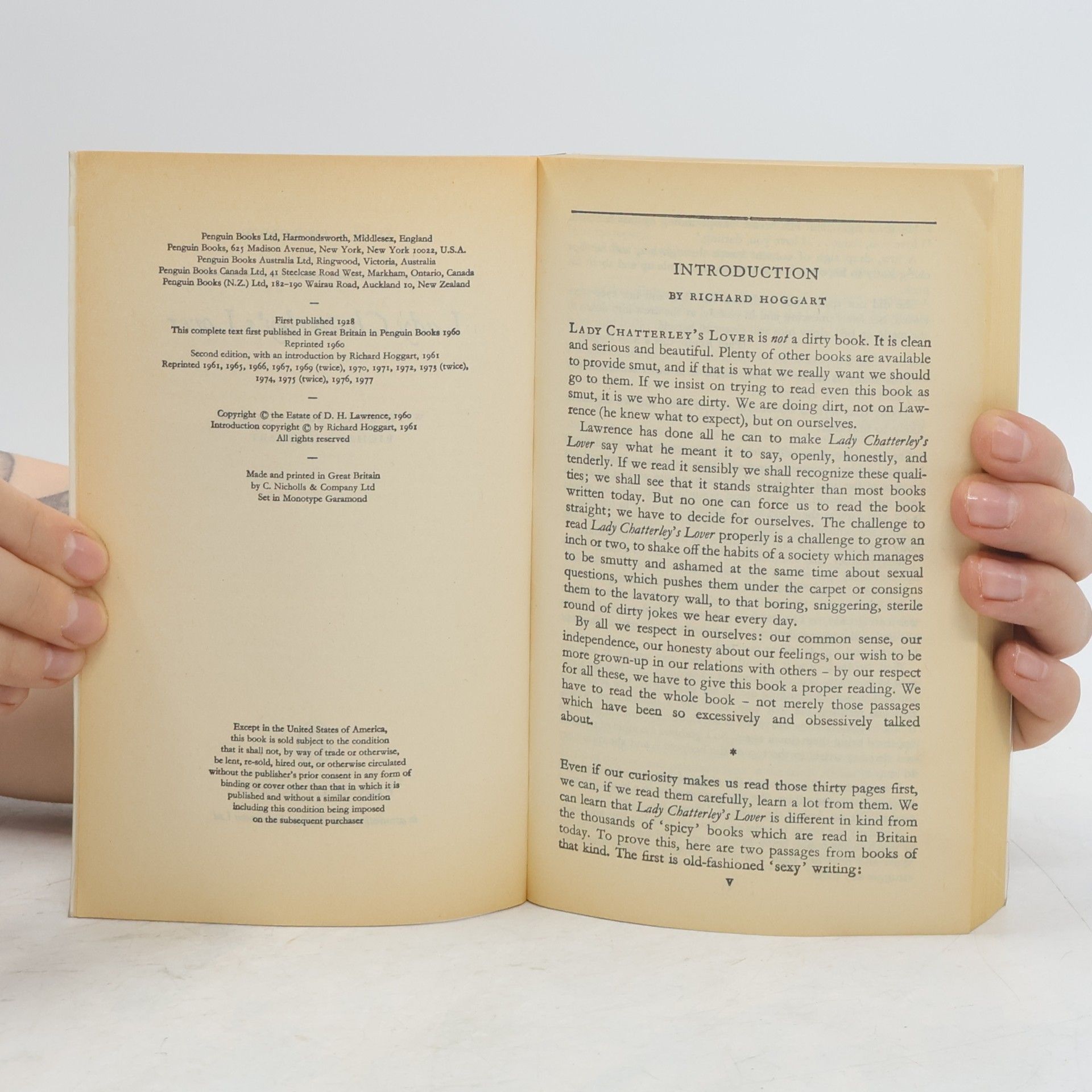 David Herbert Lawrence Lady Chatterley's Lover