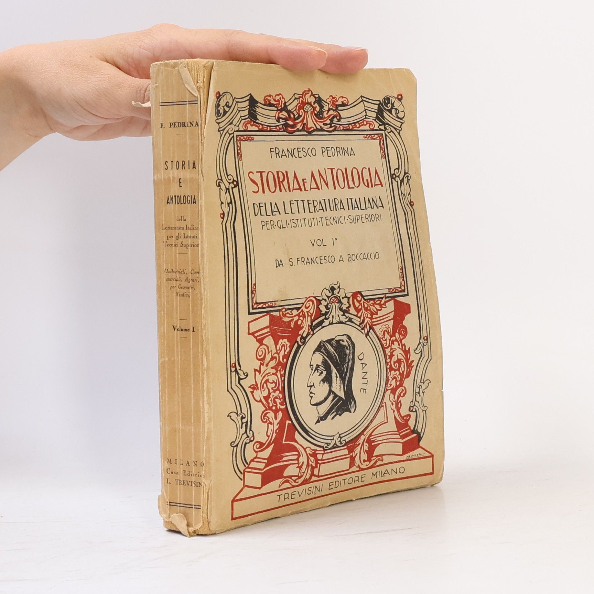 Francesco Pedrina Storia e Antologia della letteratura italiana I