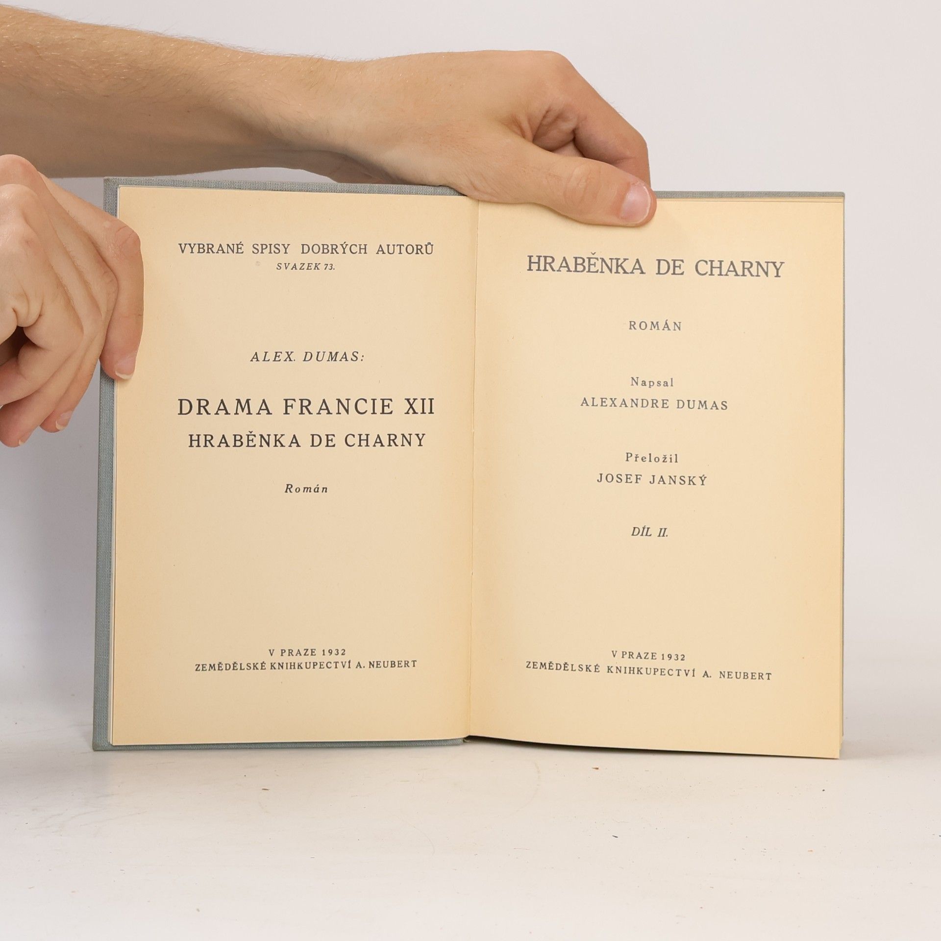 Alexandre Dumas starší Hraběnka de Charny II.