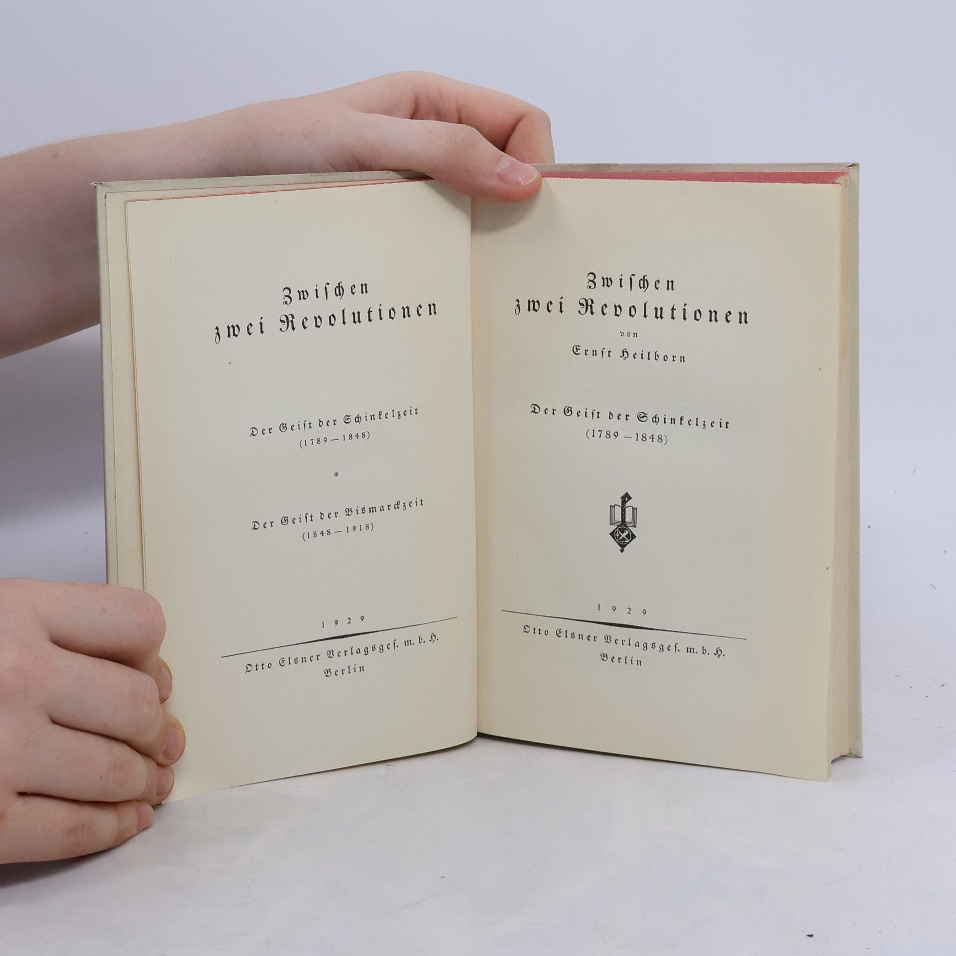 Ernst Heilborn Zwischen zwei Revolutionen