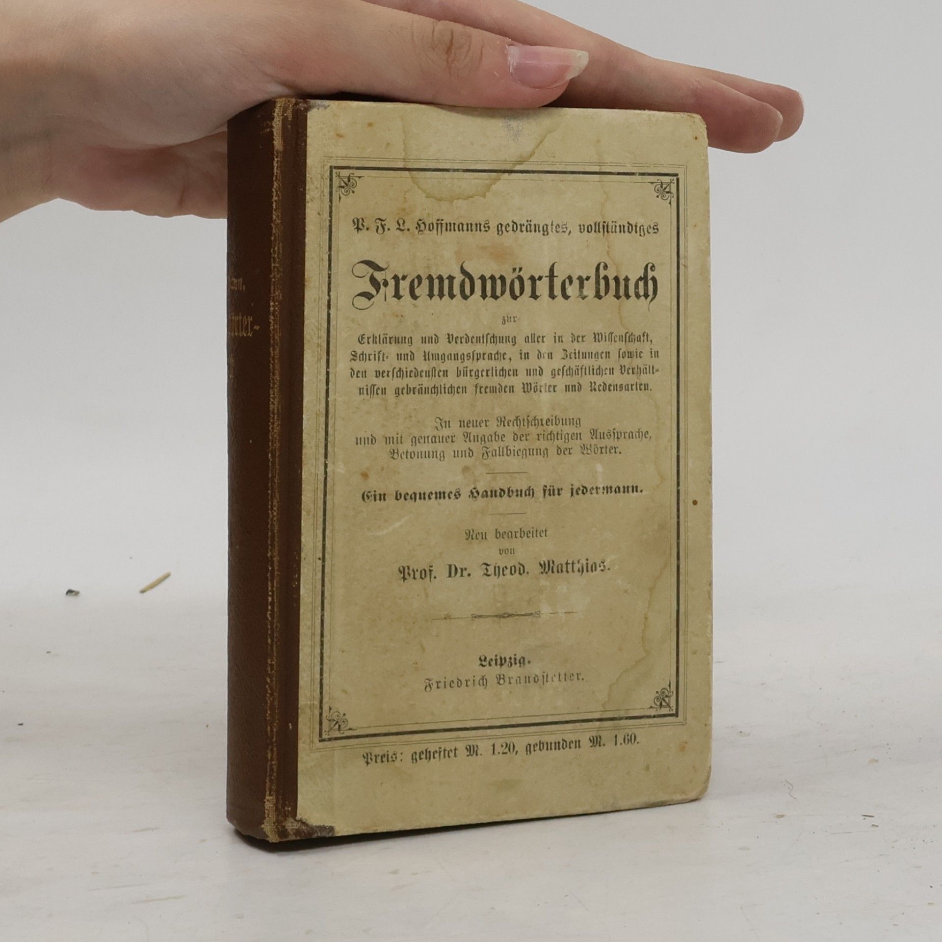Theodor Matthias Fremdwörterbuch