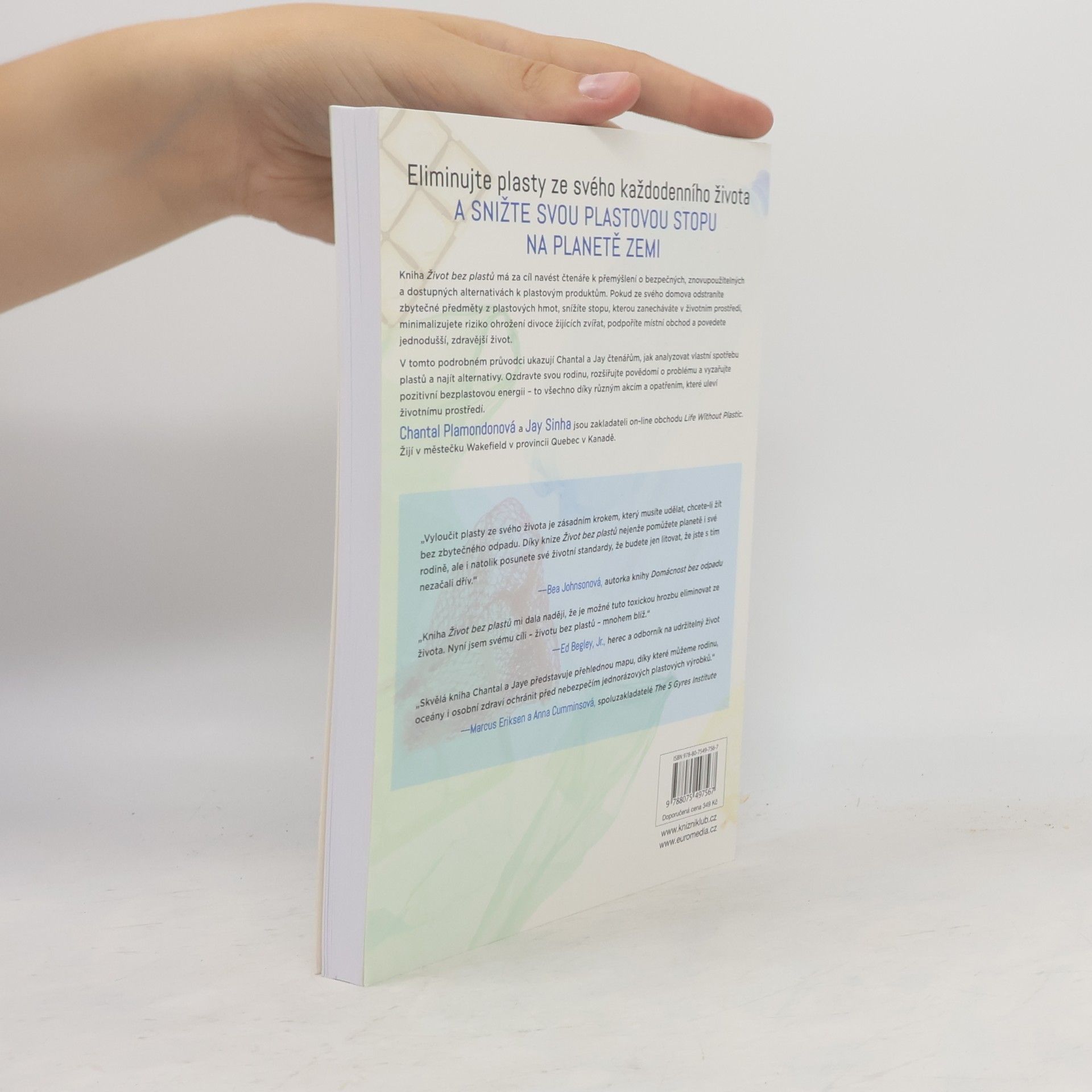 Chantal Plamondon Život bez plastů. Jak se vyhnout plastům v každodenním životě a ozdravit vlastní rodinu i naši planetu