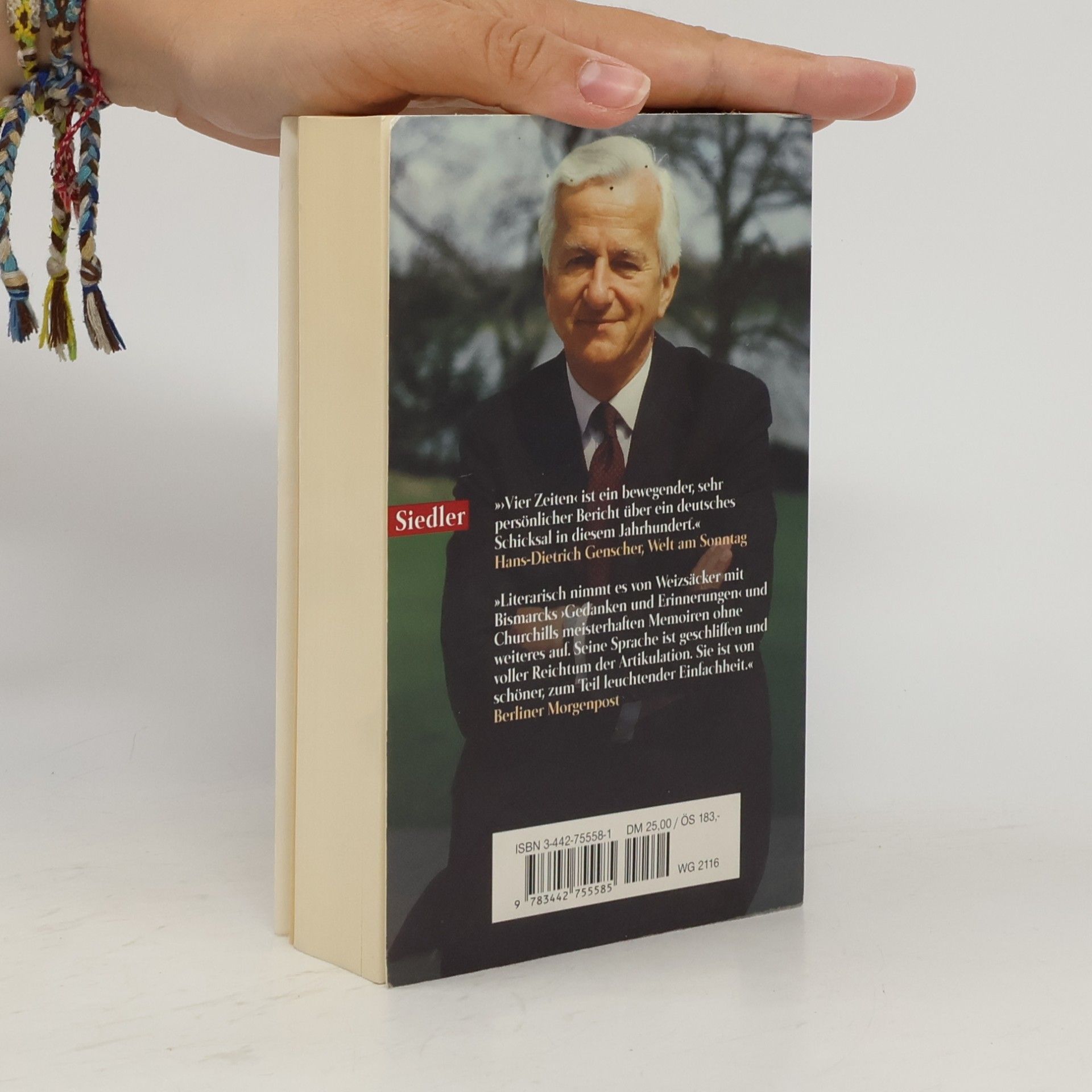Richard von Weizsäcker Vier Zeiten