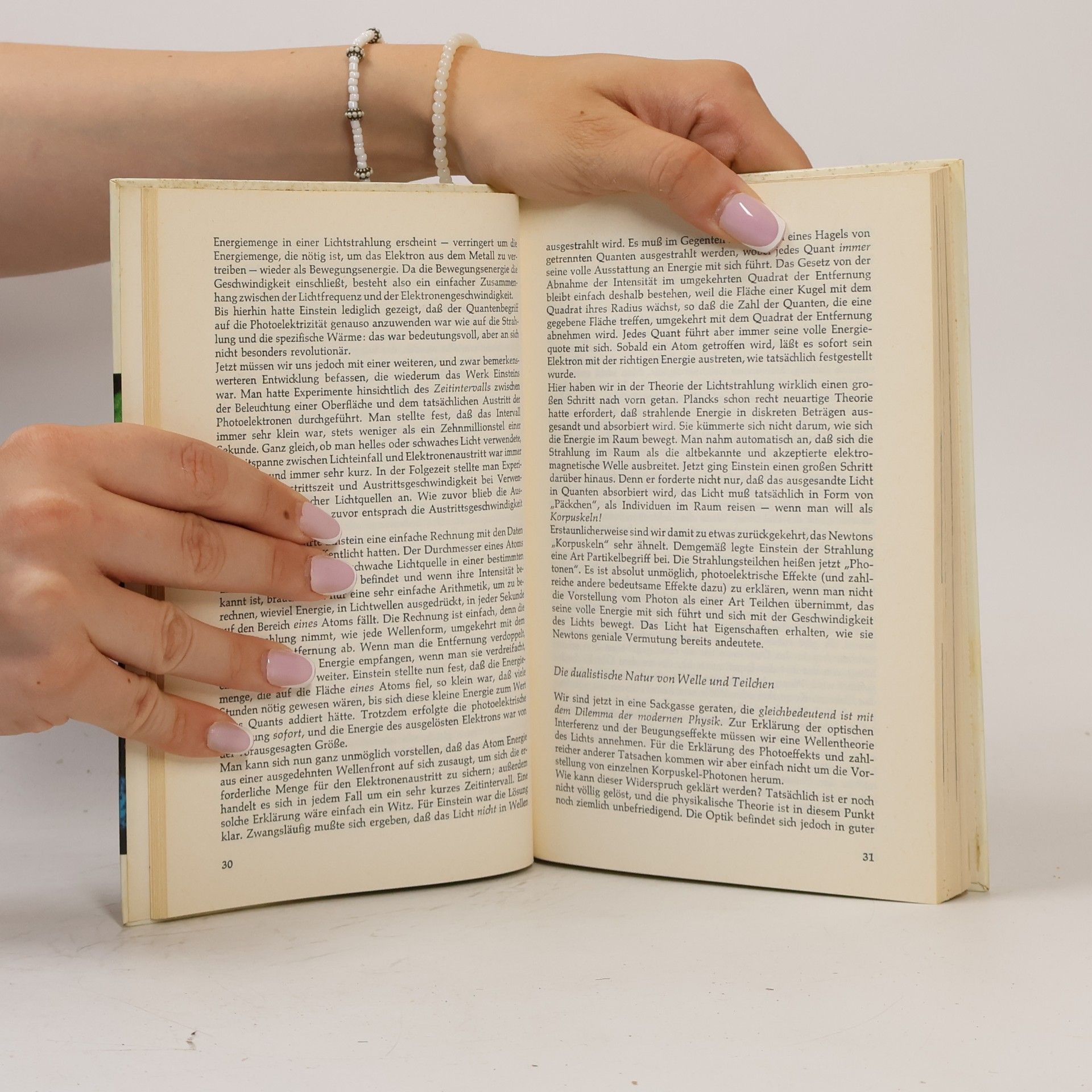 S. Tolansky Linse, Licht und Laserstrahl