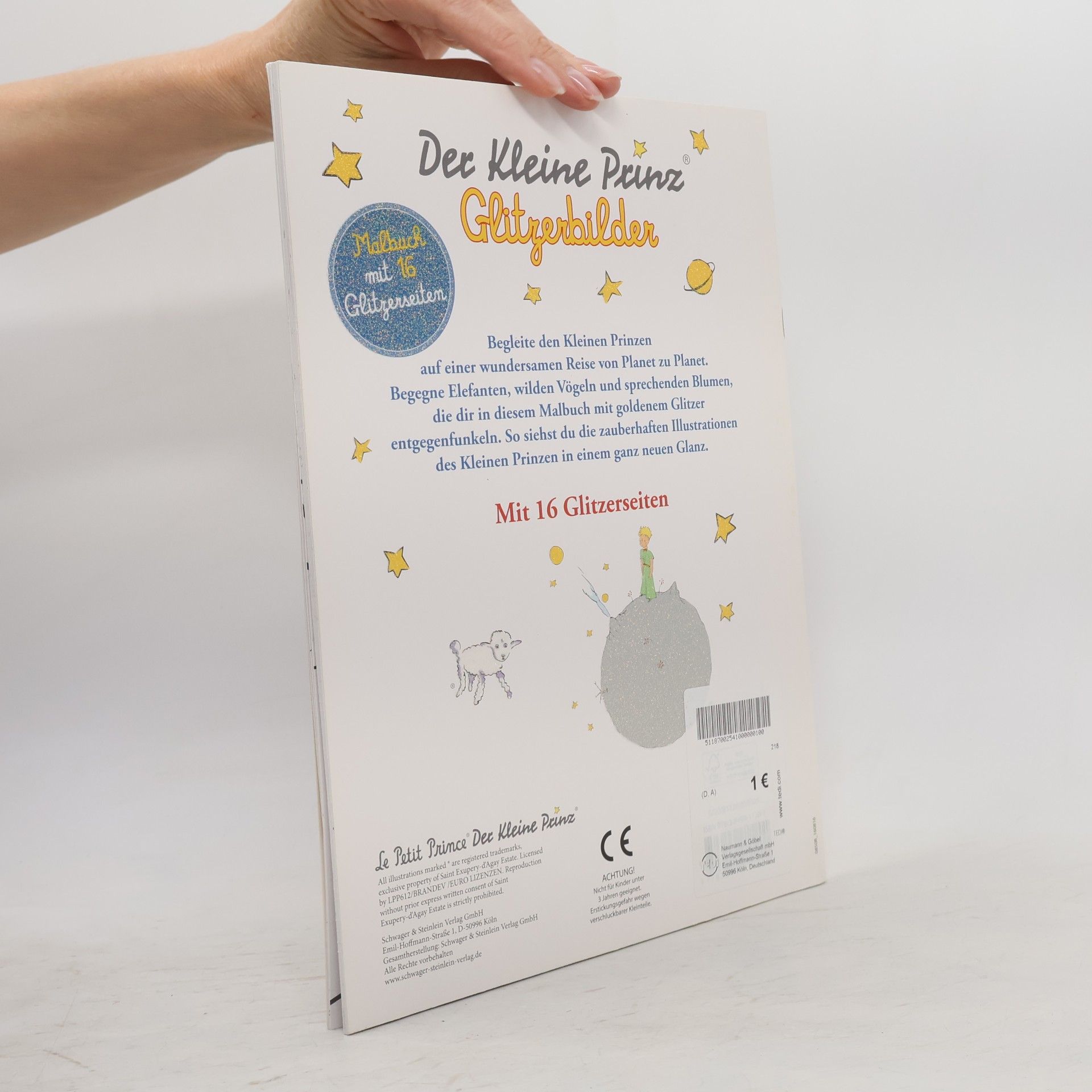 Various authors Der kleine Prinz Glitzerbilder