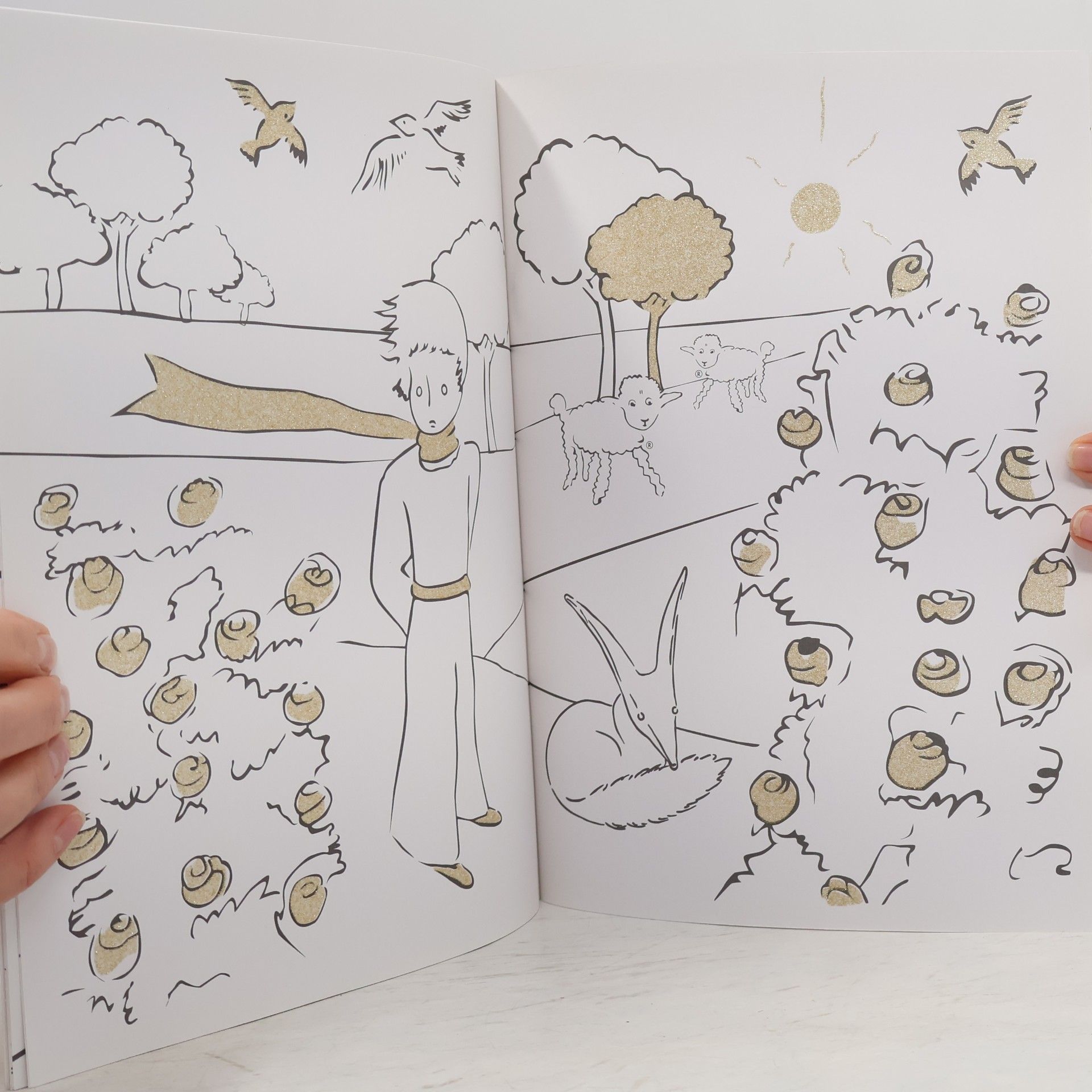 Various authors Der kleine Prinz Glitzerbilder