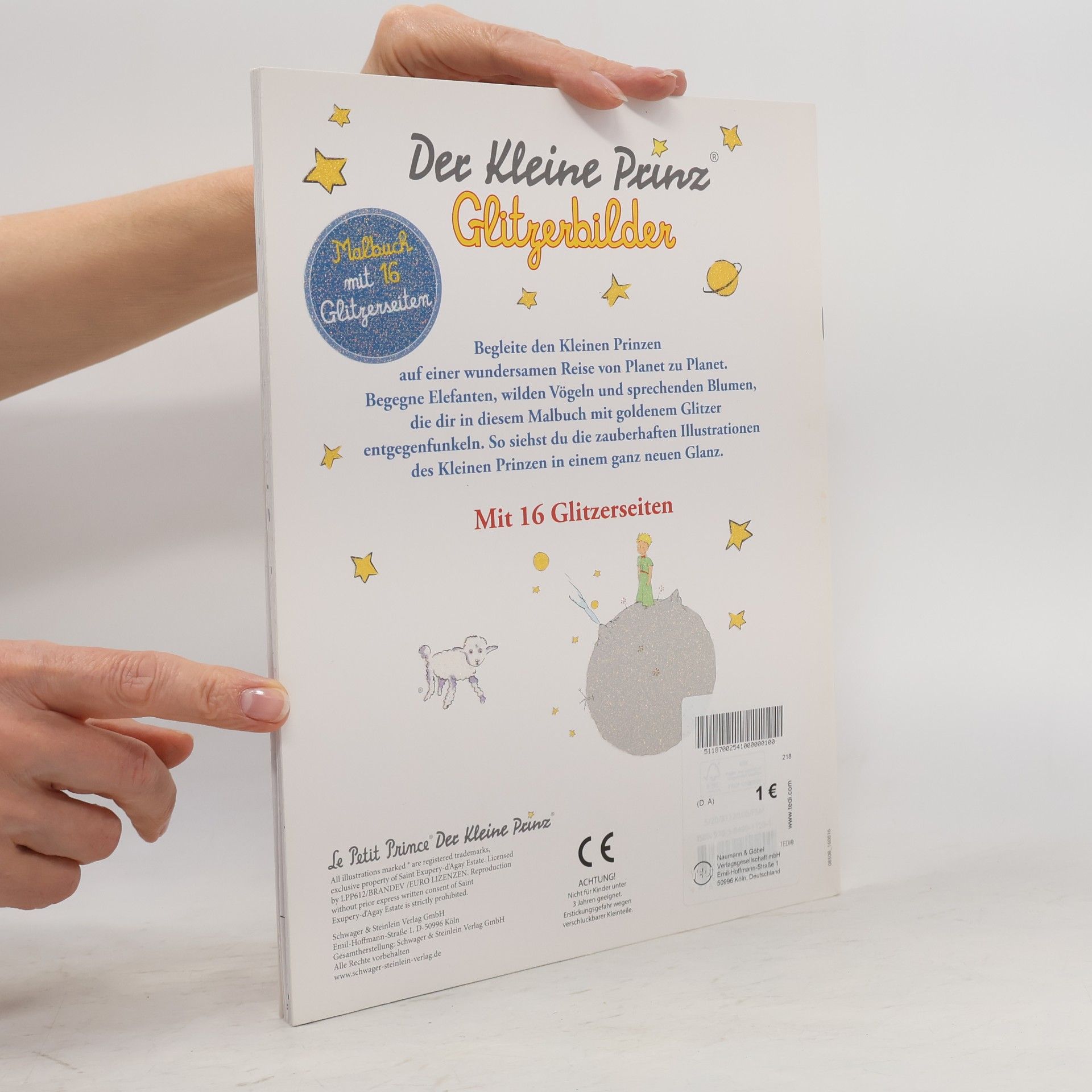 Various authors Der kleine Prinz Glitzerbilder