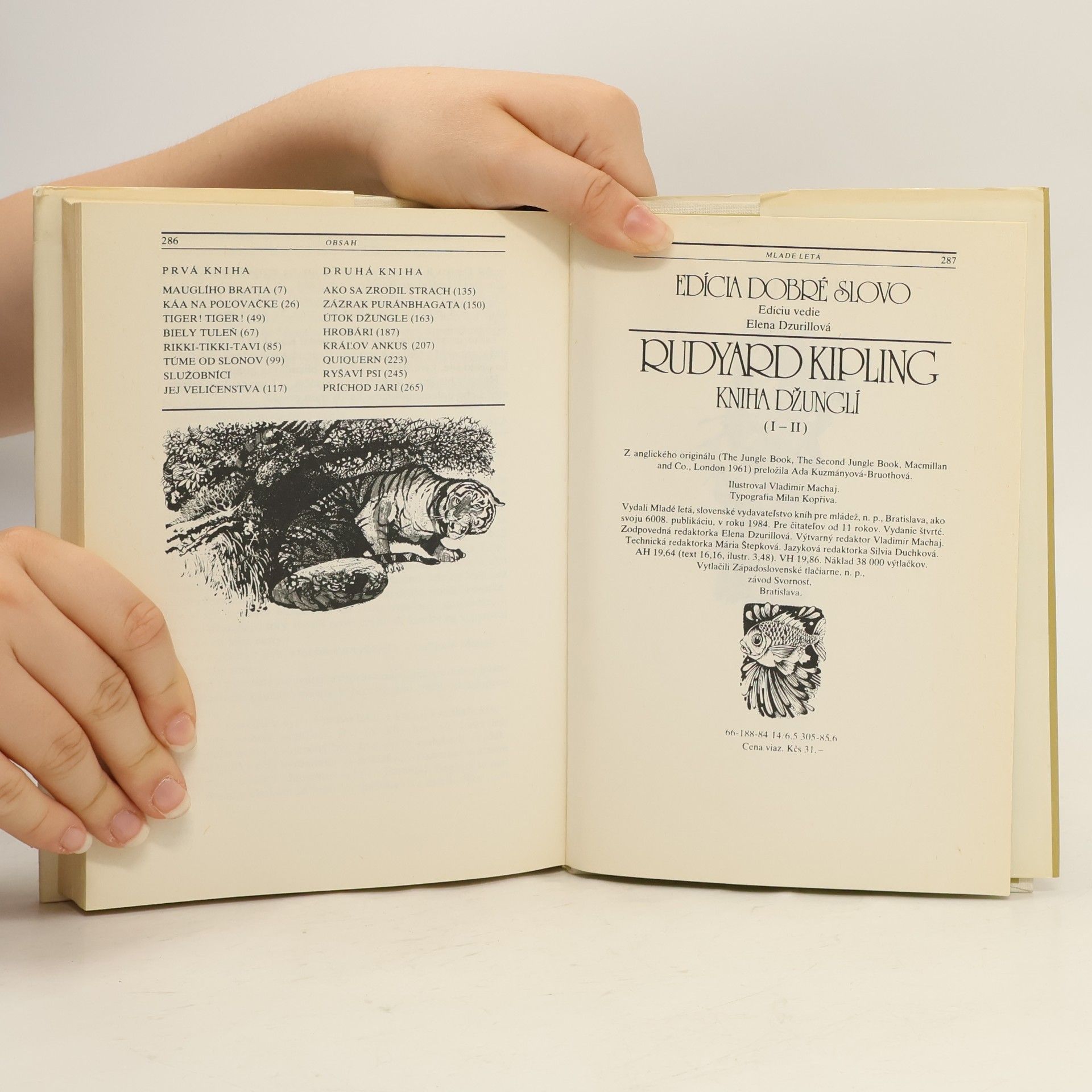 Rudyard Kipling Kniha džunglí I.-II.