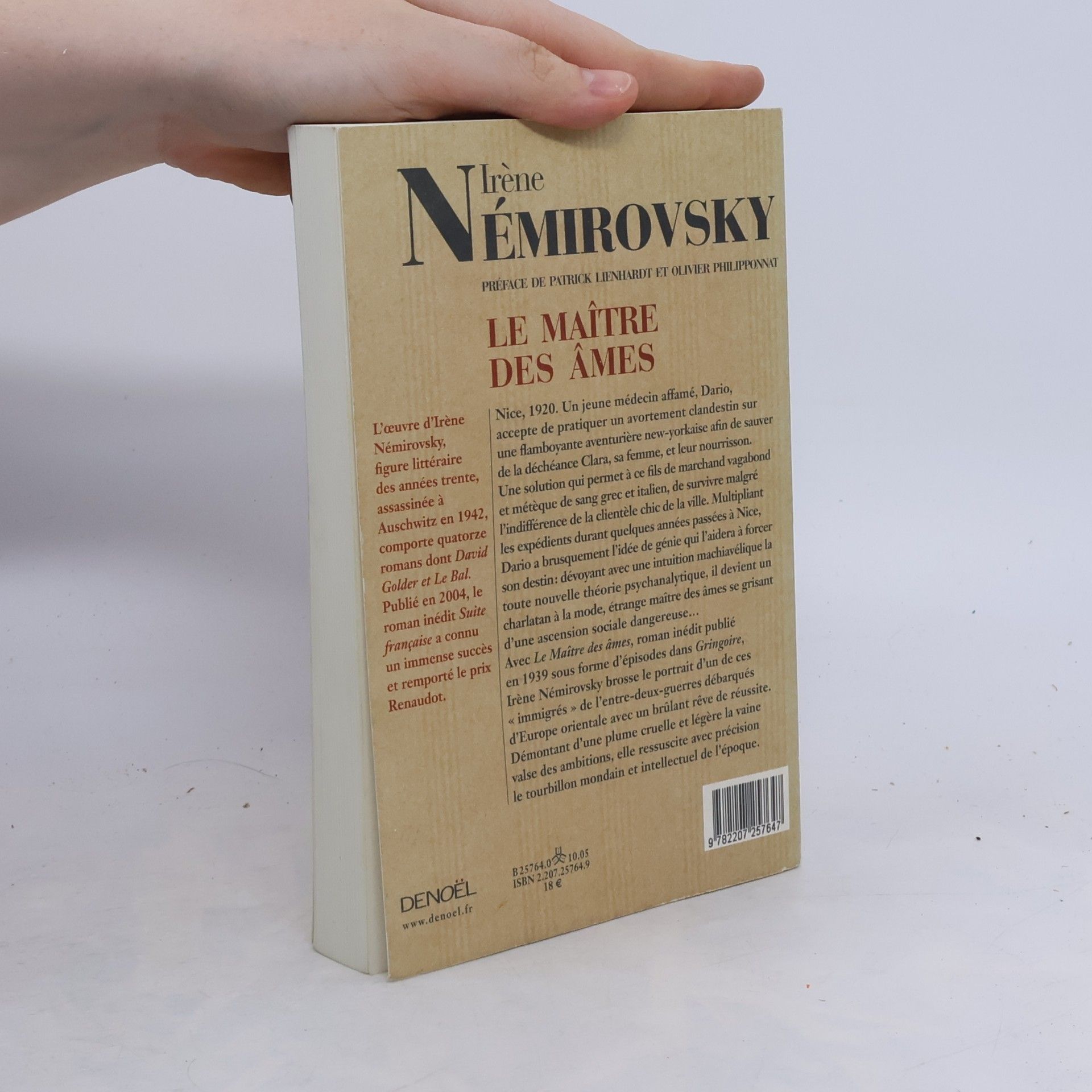 Irène Némirovsky Le Maître des âmes