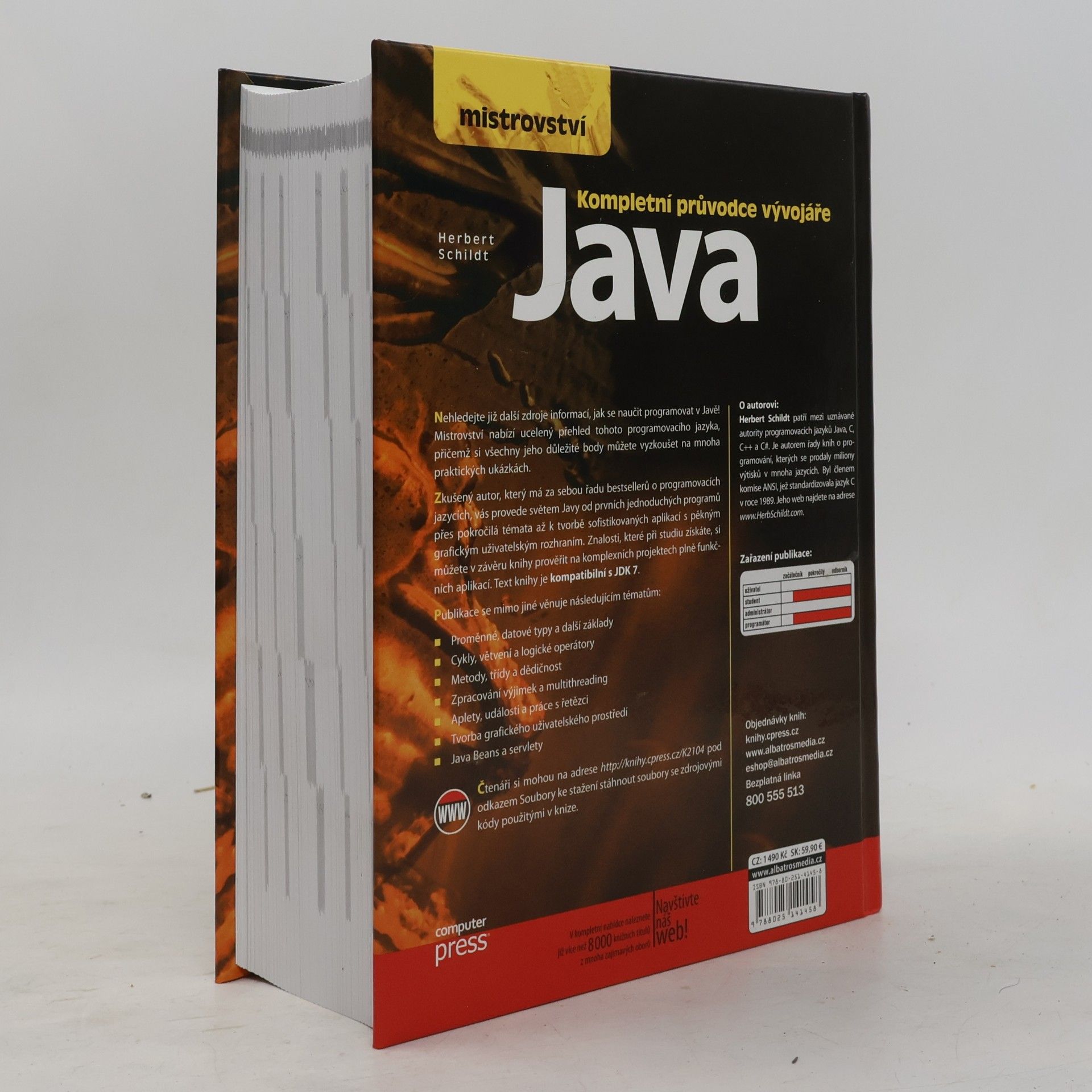 Herbert Schildt Mistrovství Java: Kompletní průvodce vývojáře