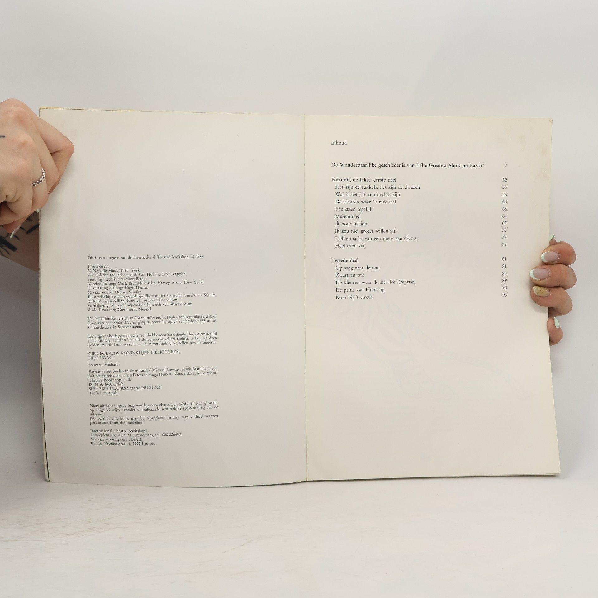 Autorenkollektiv Barnum. Het boek van de musical