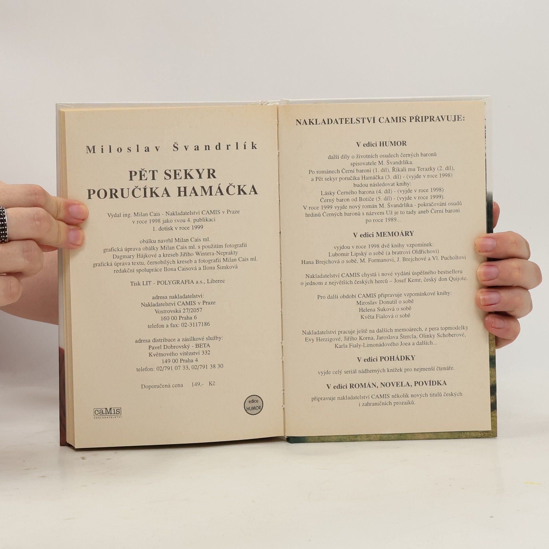 Miloslav Švandrlík Černí Baroni III. Pět sekyr poručíka hamáčka
