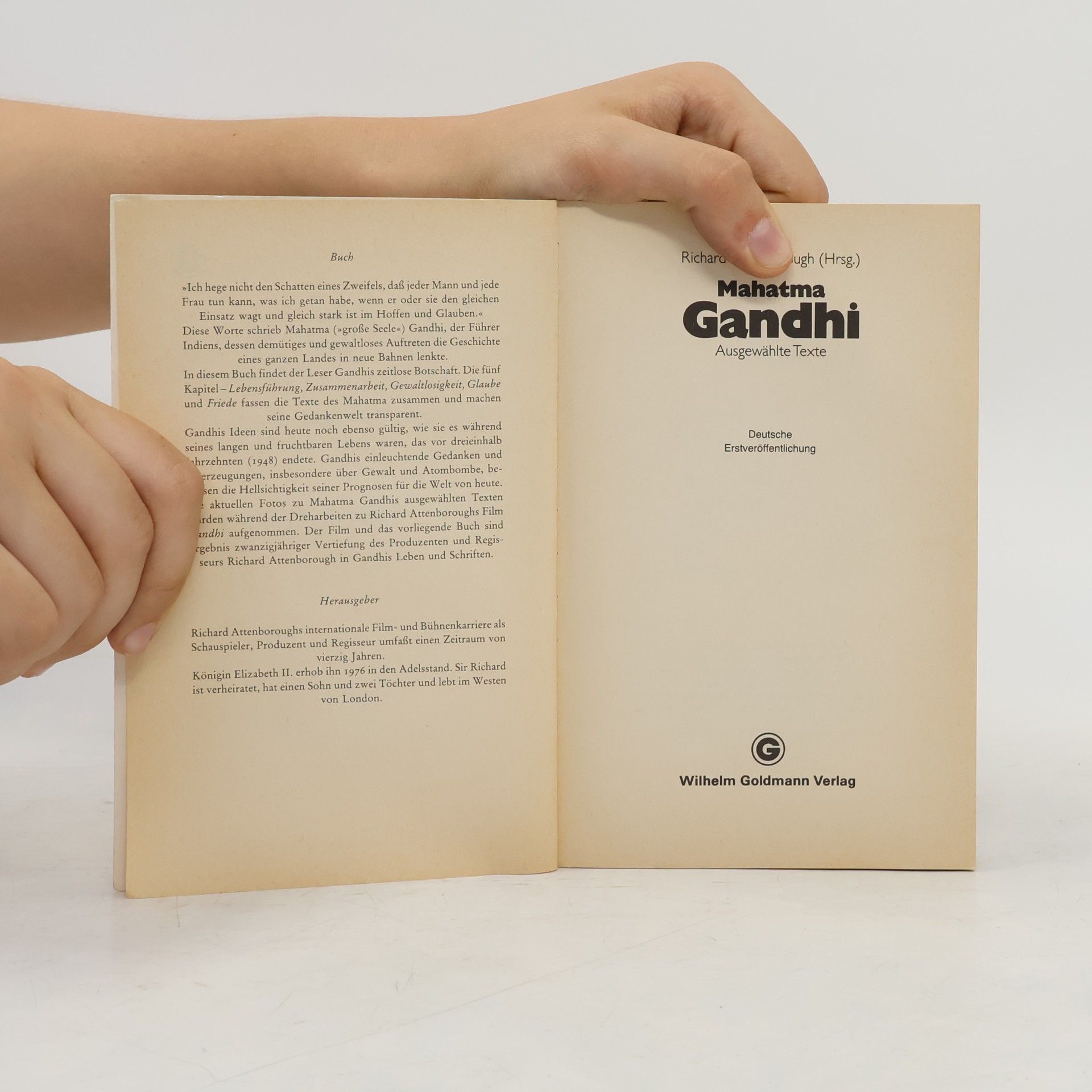 Mohandas Karamchand Gandhi Ausgewählte Texte