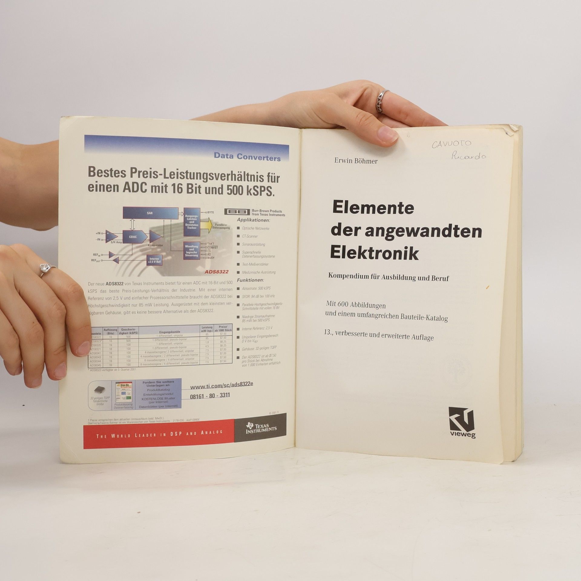 Erwin Böhmer Elemente der angewandten Elektronik