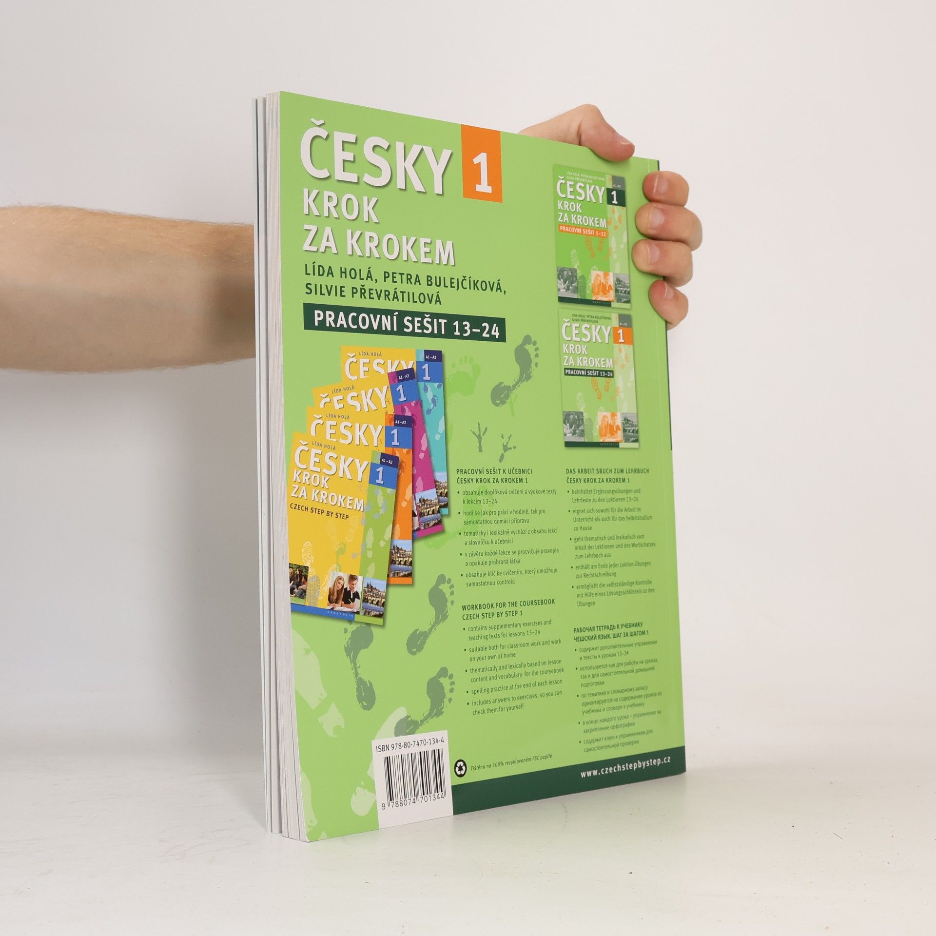 Lída Holá Česky krok za krokem 1. A1-A2. Pracovní sešit 13–24