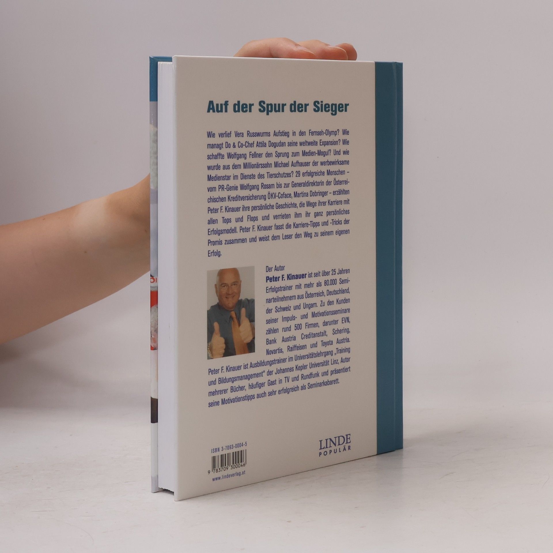 Peter F. Kinauer Auf der Spur der Sieger