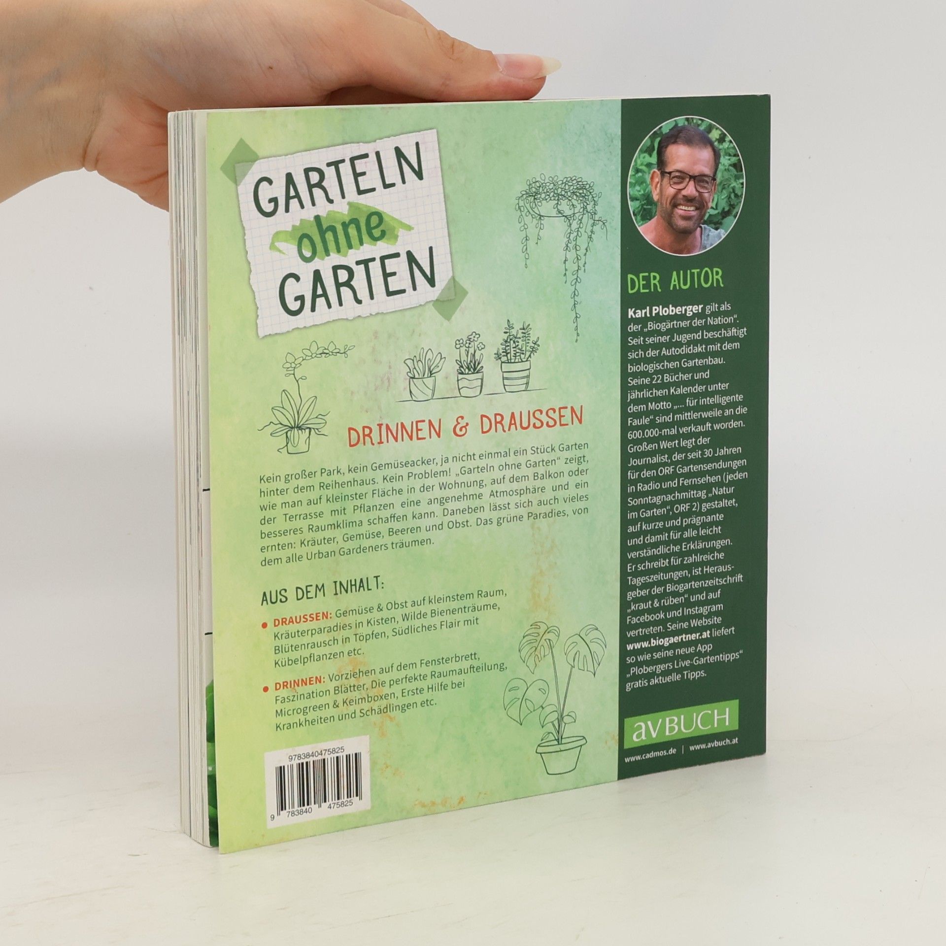 Karl Ploberger Garteln ohne Garten