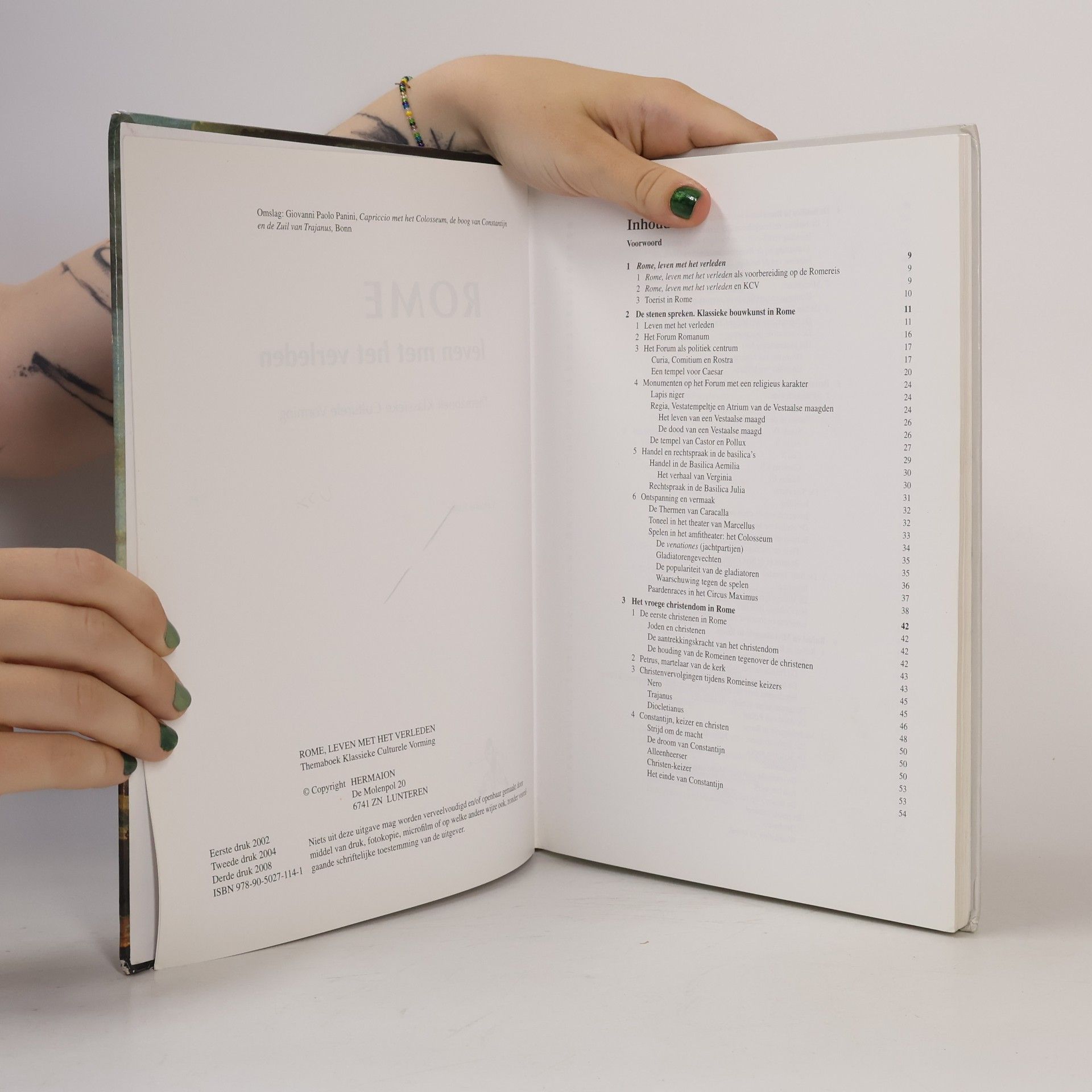 Caroline Fisser Themaboek klassieke culturele vorming: Rome, leven met het verleden