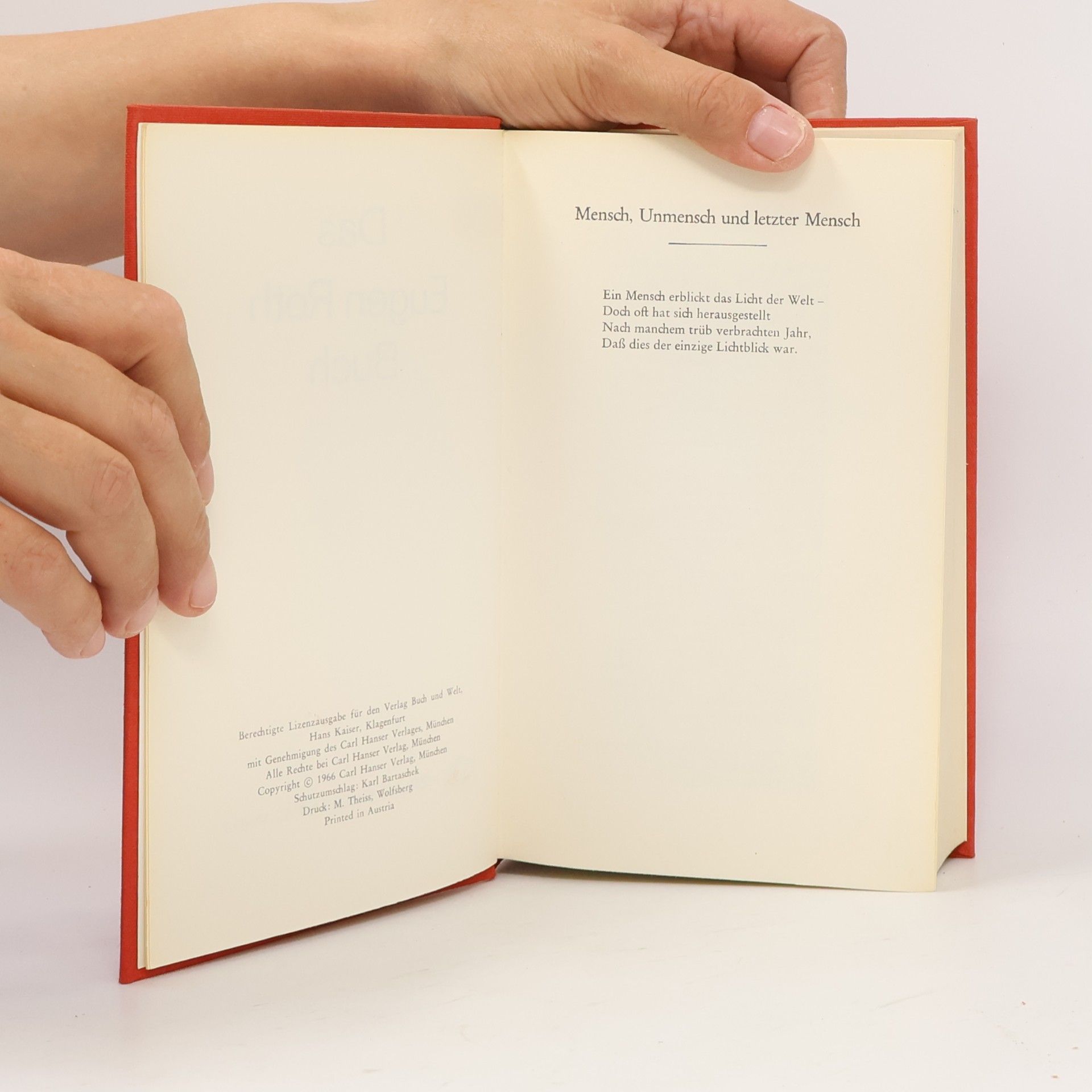 Eugen Roth Das Eugen Roth Buch