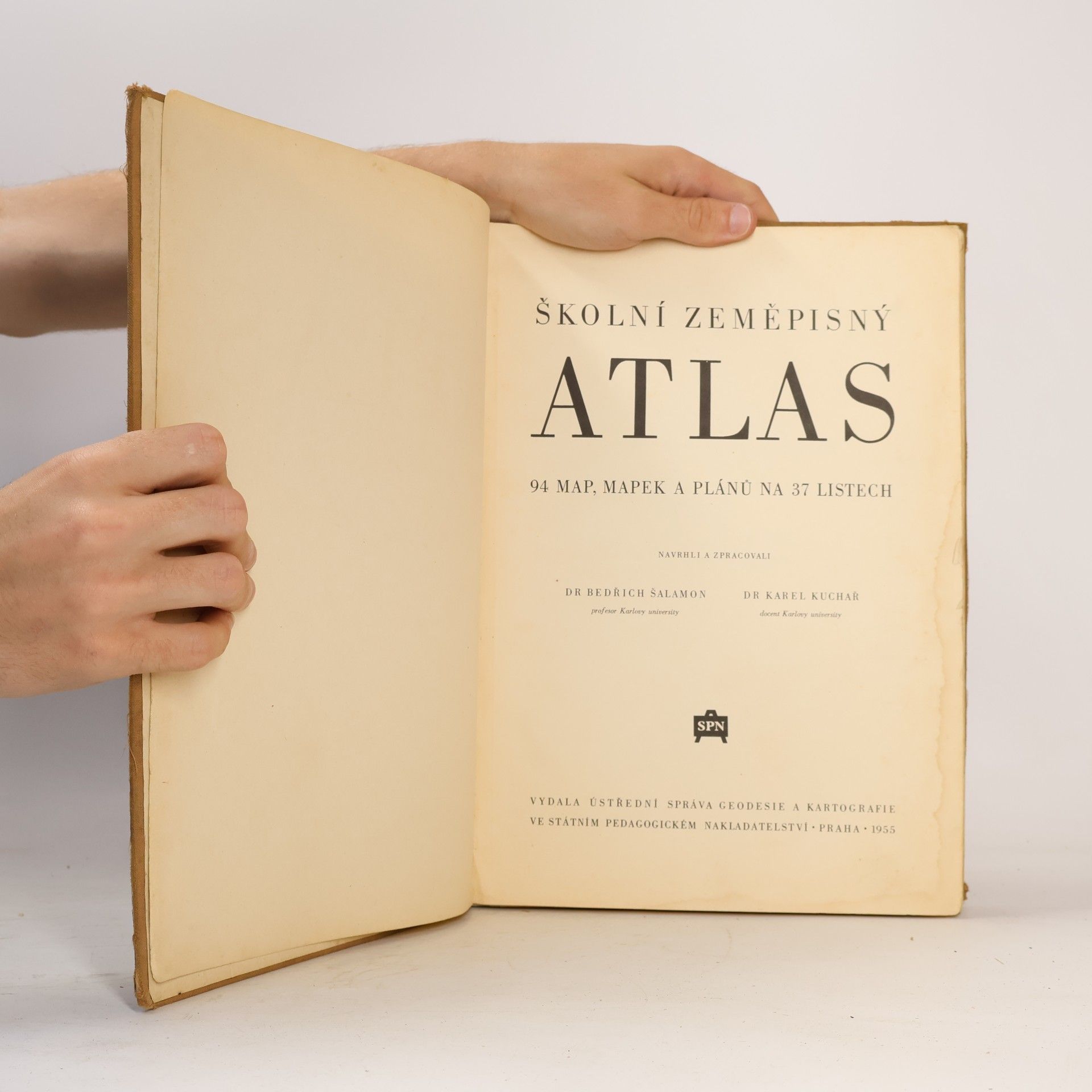 Bedřich Šalamon Školní zeměpisný atlas