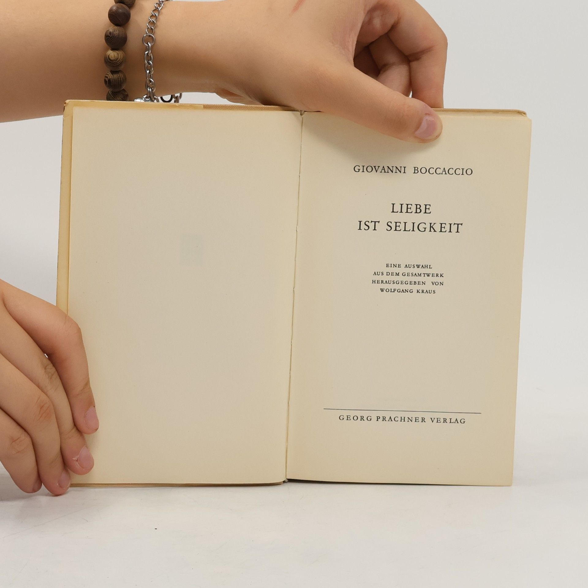 Giovanni Boccaccio Liebe Ist Seligkeit