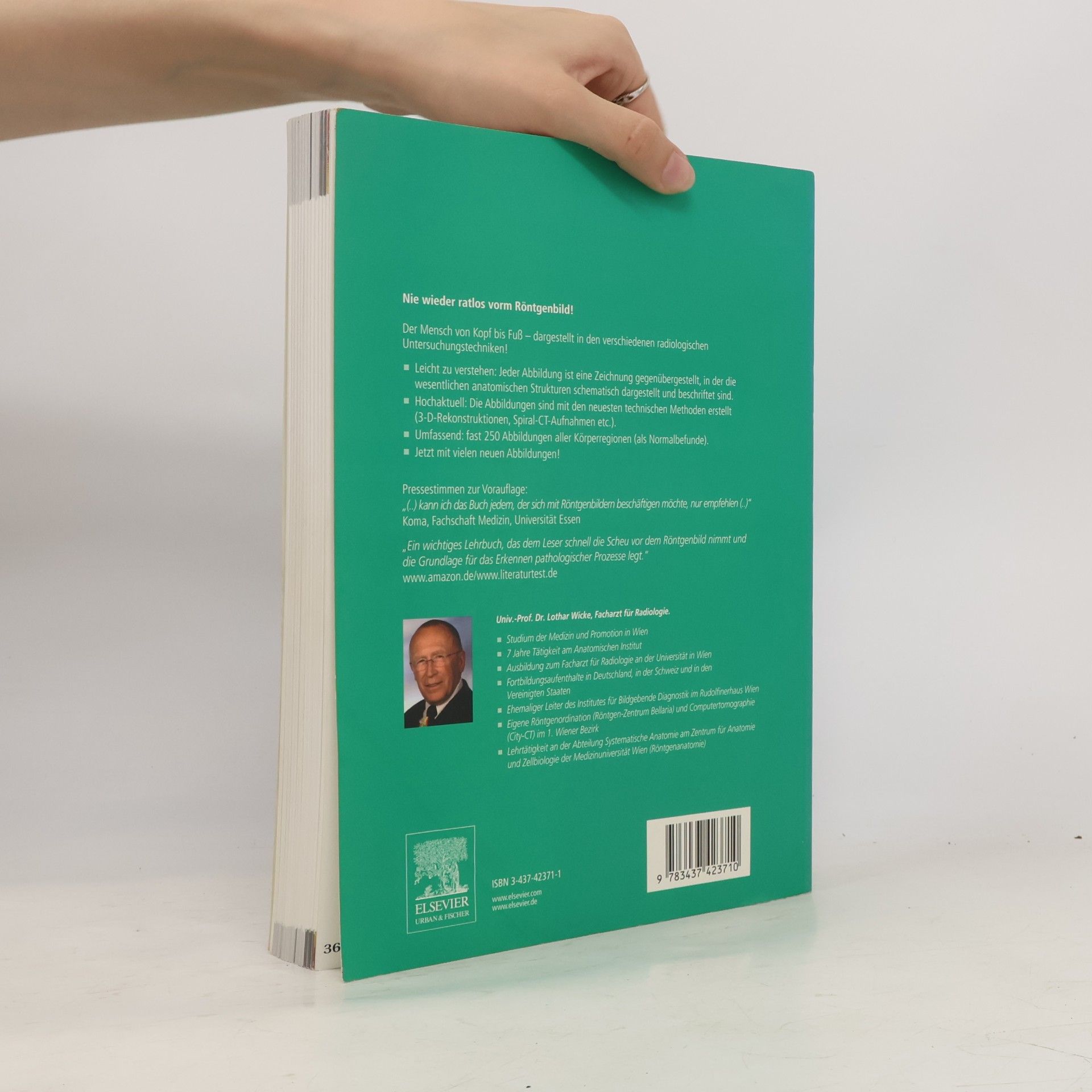 Lothar Wicke Atlas der Röntgenanatomie