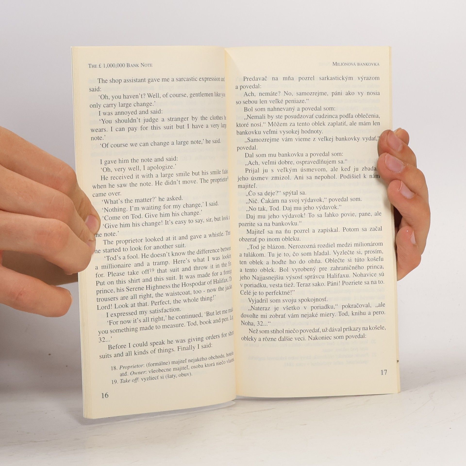 Mark Twain Miliónová bankovka / Priznanie umierajúceho muža