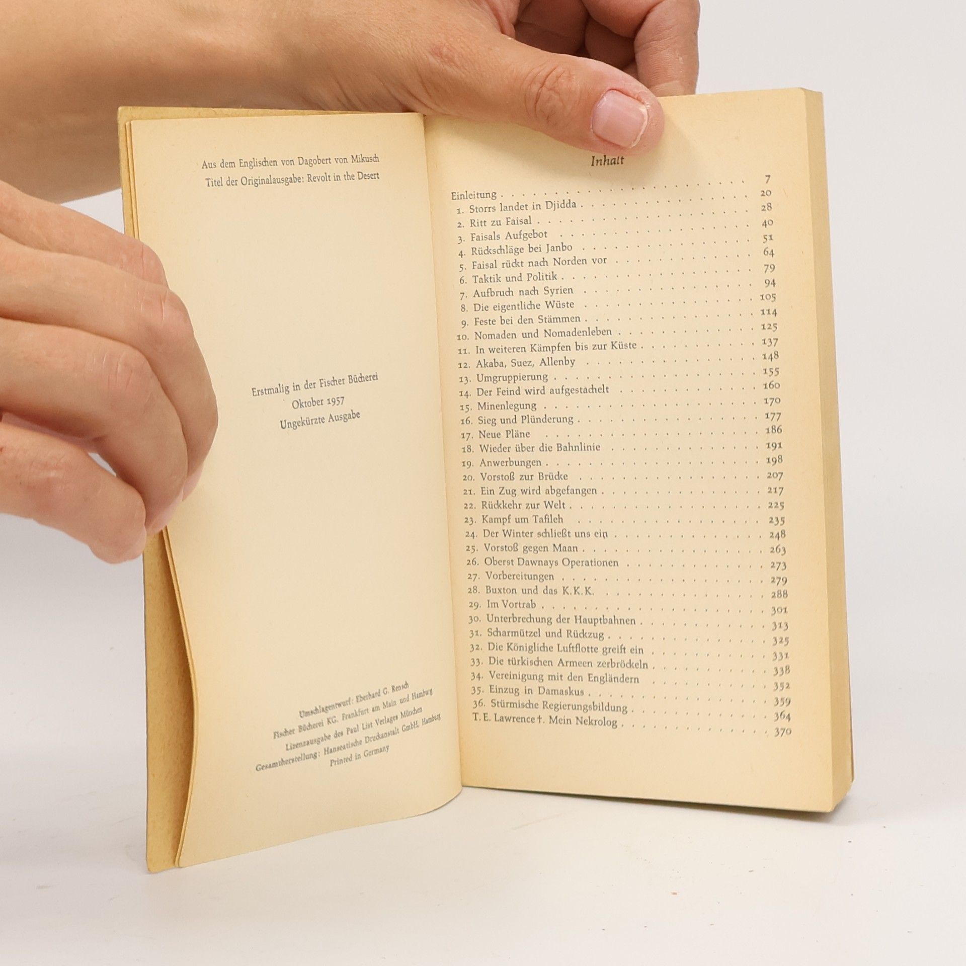 T. E. Lawrence Aufstand in der Wüste