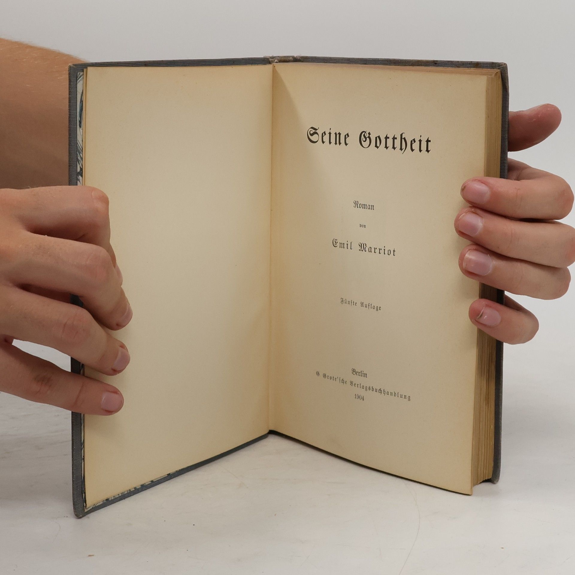Emil Marriot Seine Gottheit