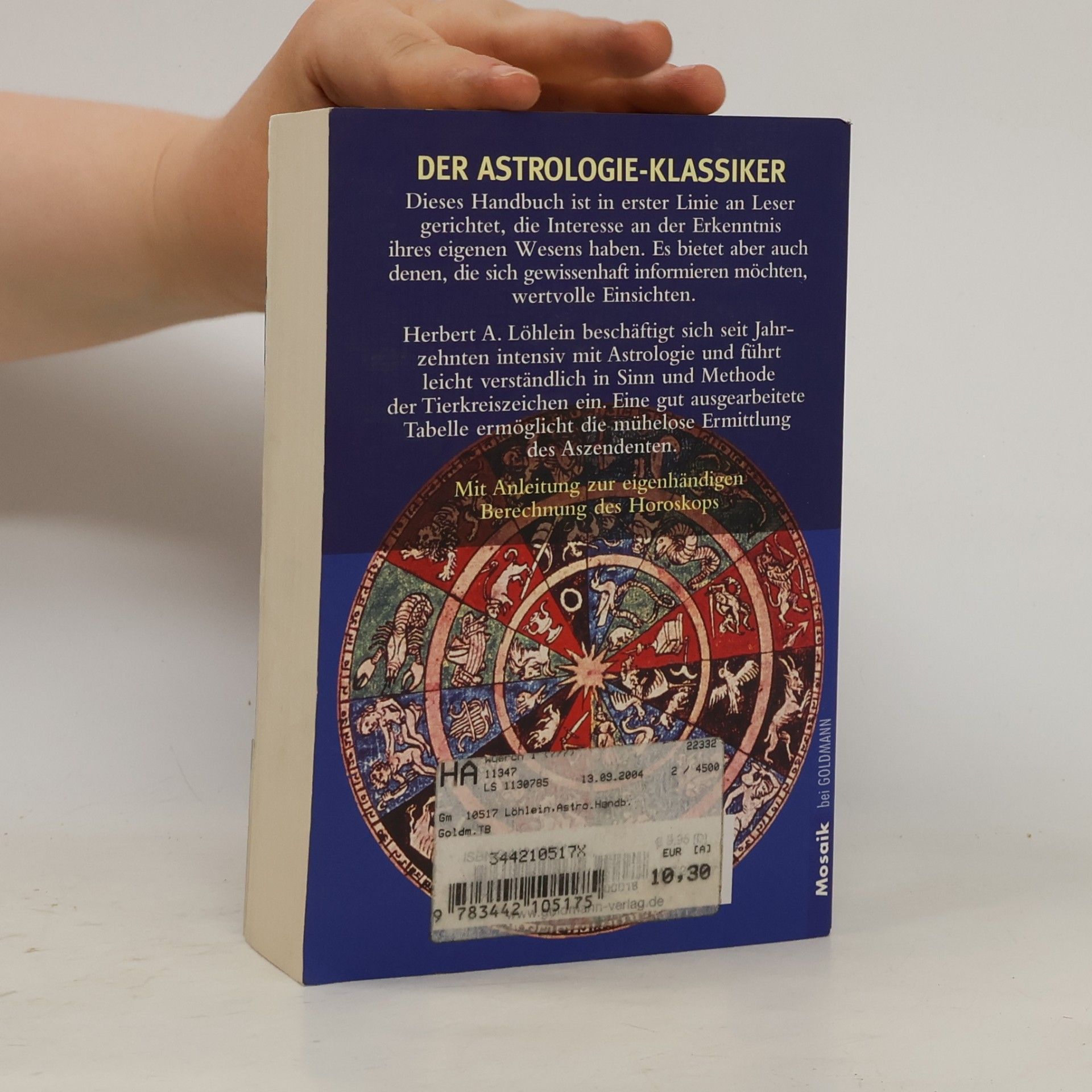 Herbert Andreas Löhlein Handbuch der Astrologie