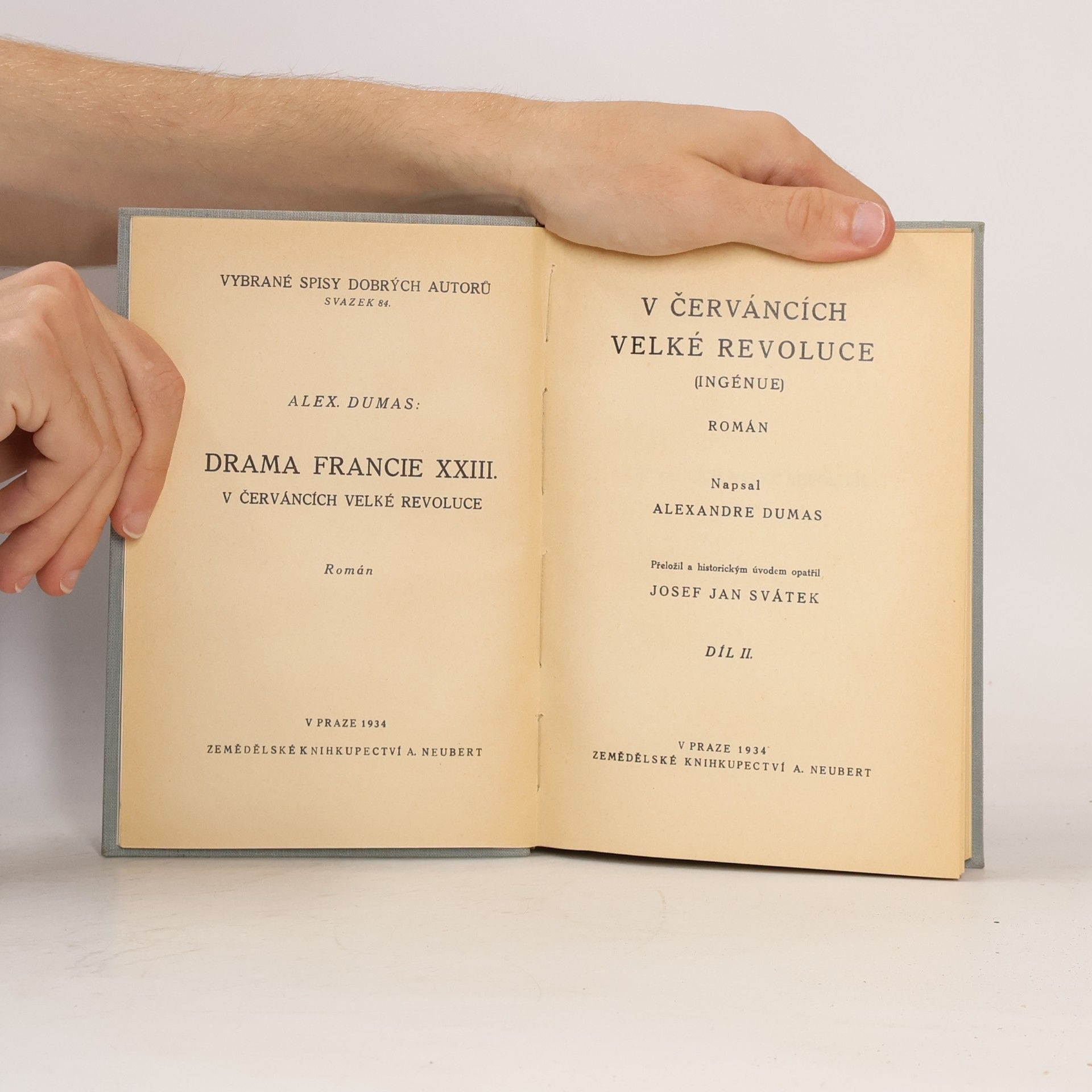 Alexandre Dumas starší V červáncích Velké revoluce II.