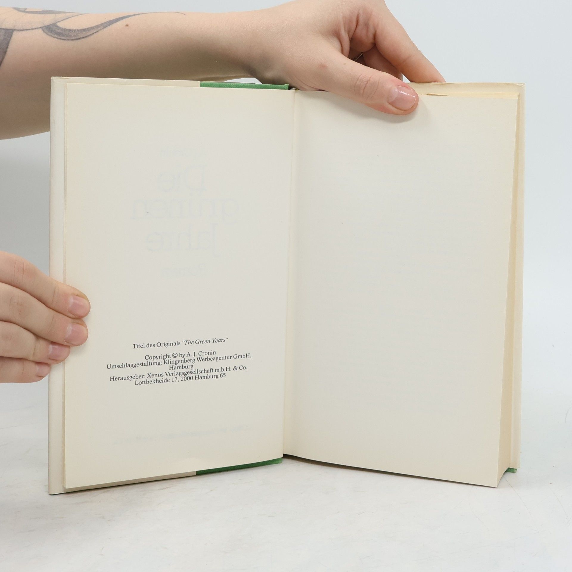A. J. Cronin Die Grünen Jahre