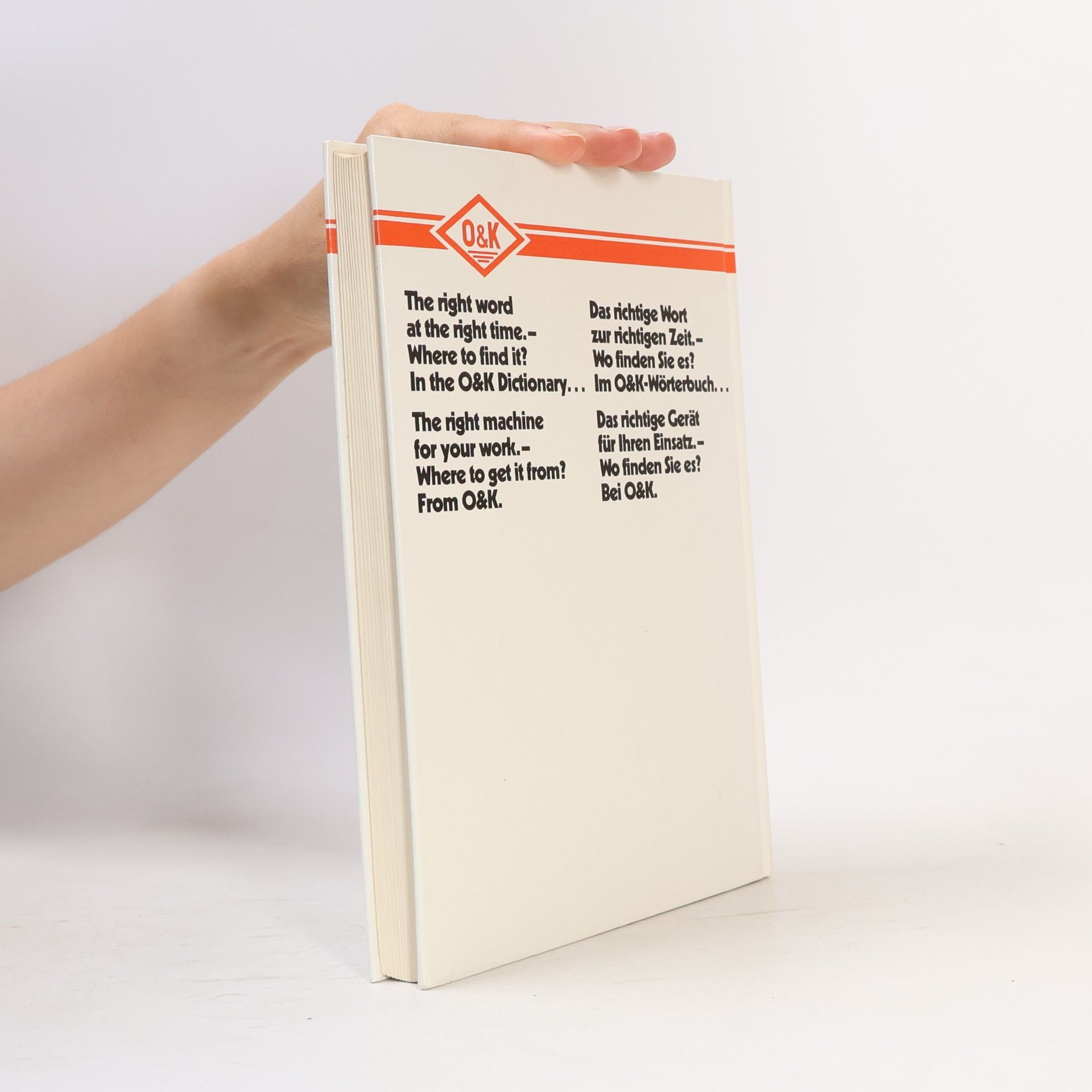 Kolektív autorov O&K-Wörterbuch. Englisch-Deutsch