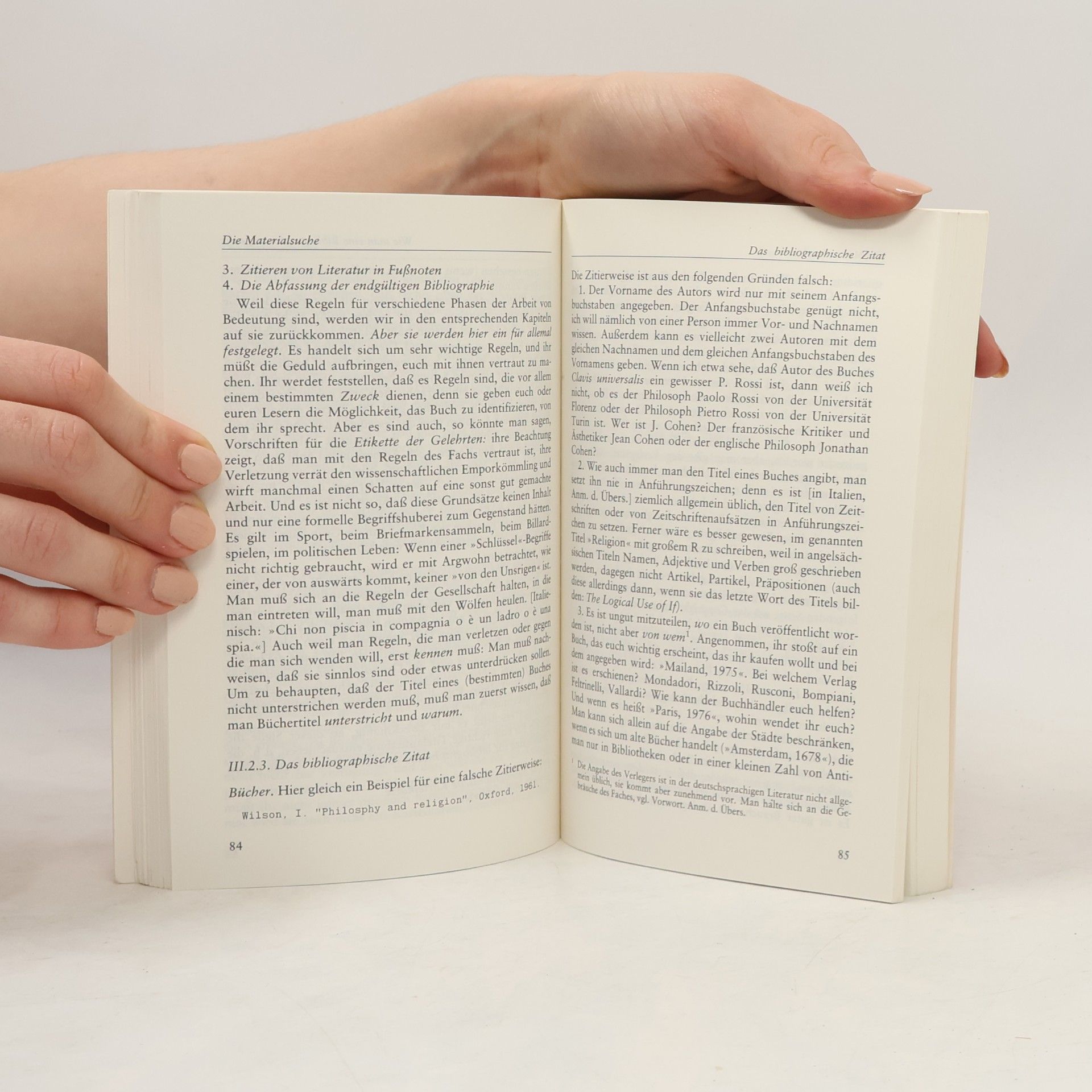Umberto Eco Wie man eine wissenschaftliche Abschlußarbeit schreibt