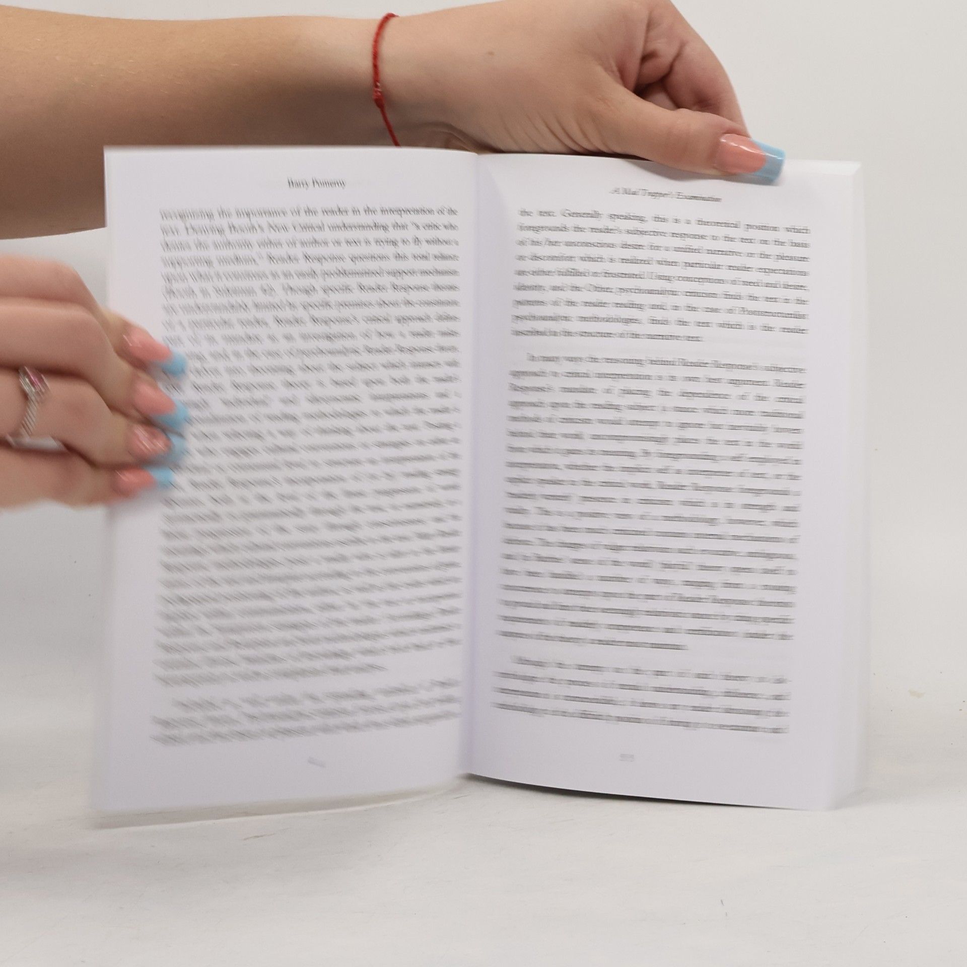 Barry Pomeroy A Mad Trapper's Examination of Reader Response and Reception Theory