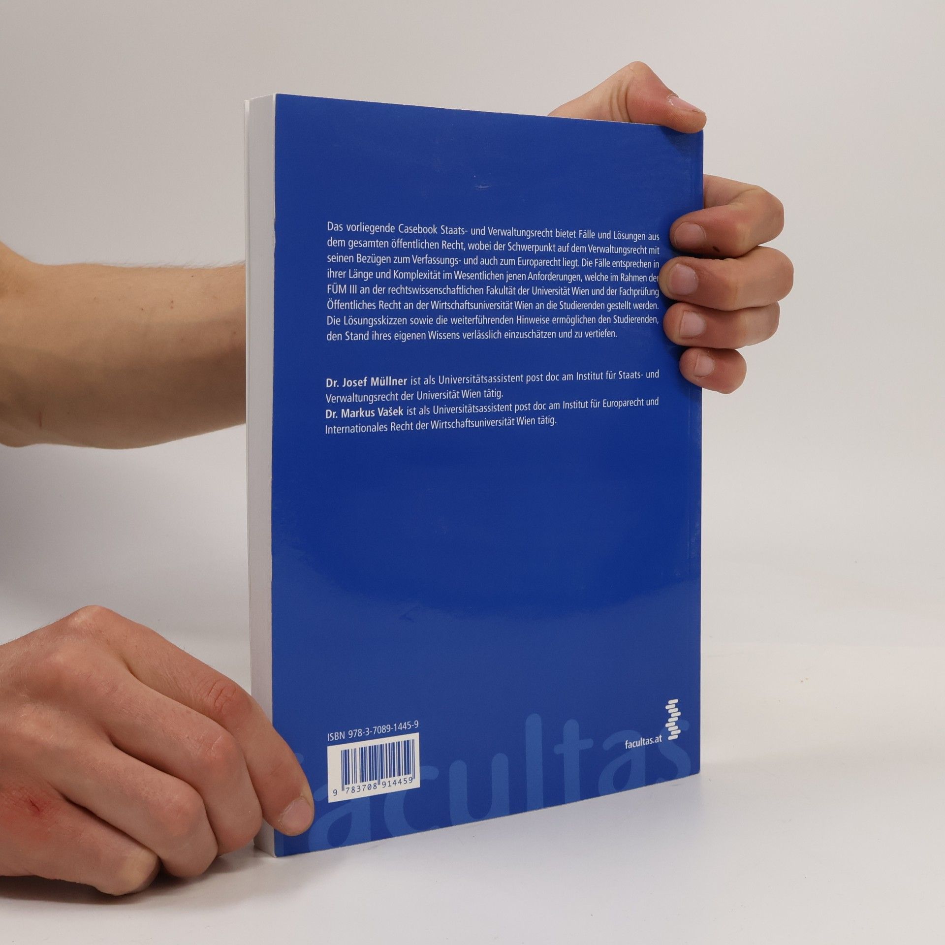 Josef Müllner Casebook Staats- und Verwaltungsrecht