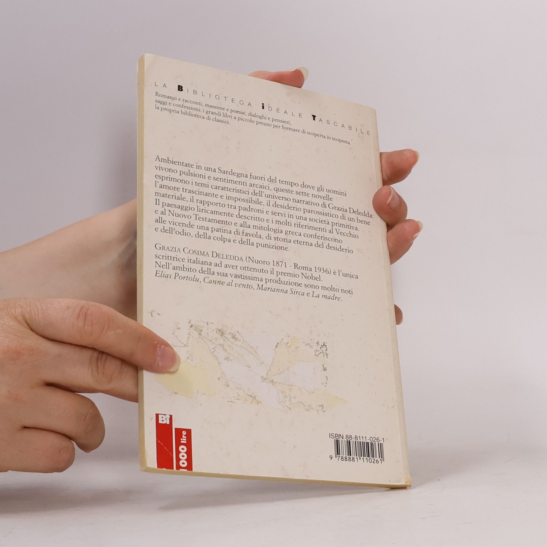 Grazia Deledda La Biblioteca Ideale Tascabile - 26: La volpe e altre novelle